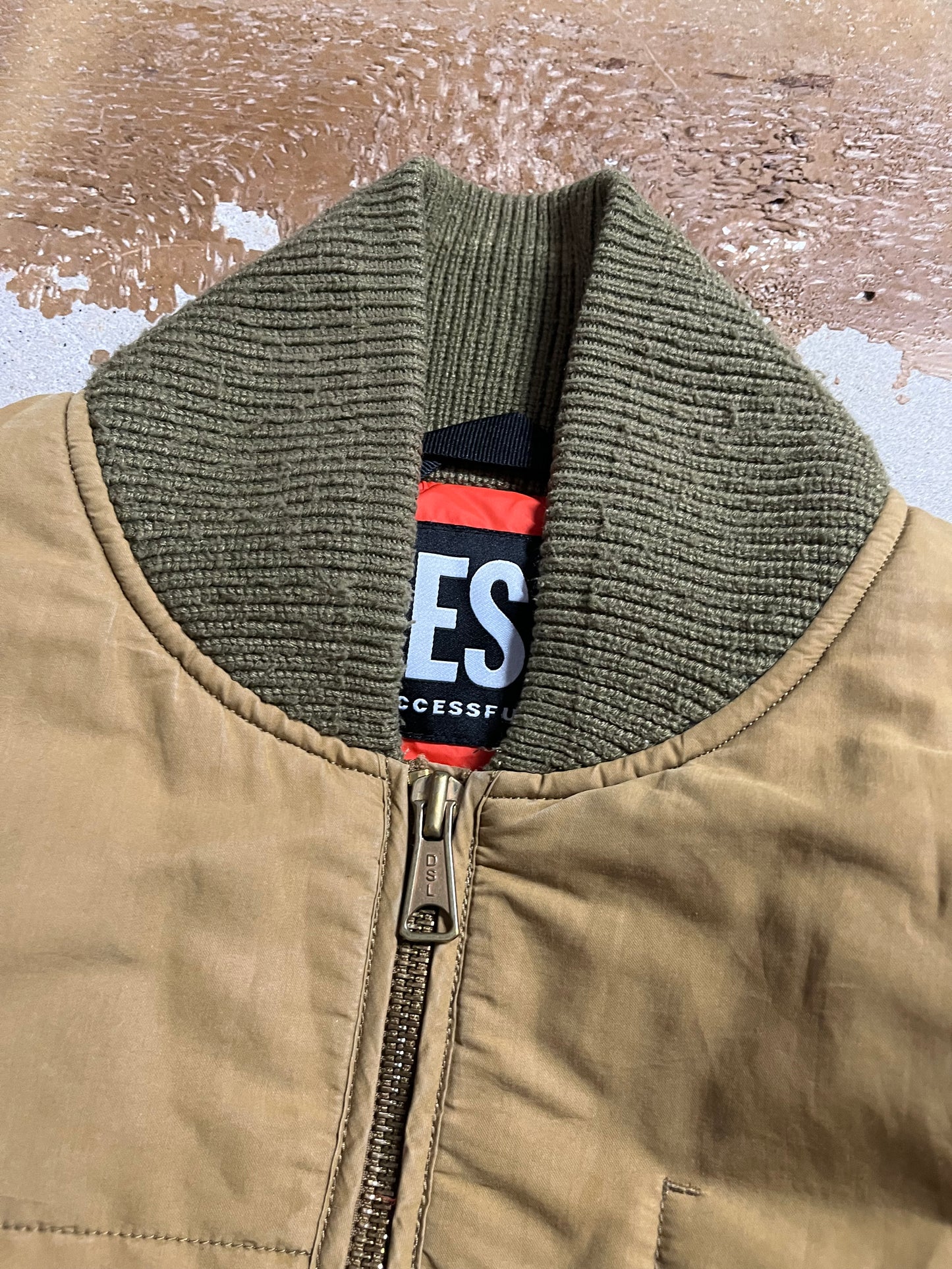 Diesel puffer harrington jacket - S