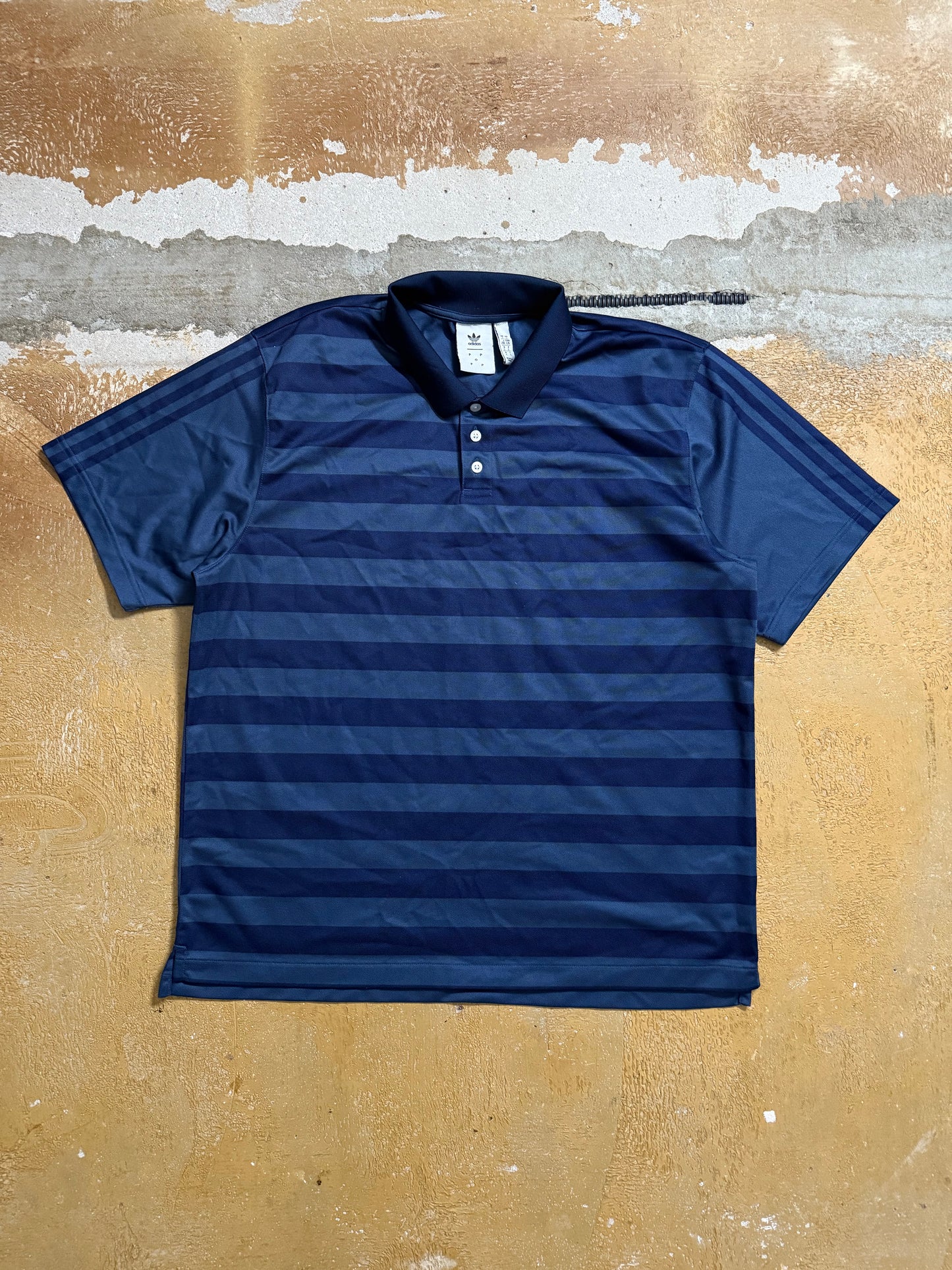 Adidas x Pop trading company polo shirt - L