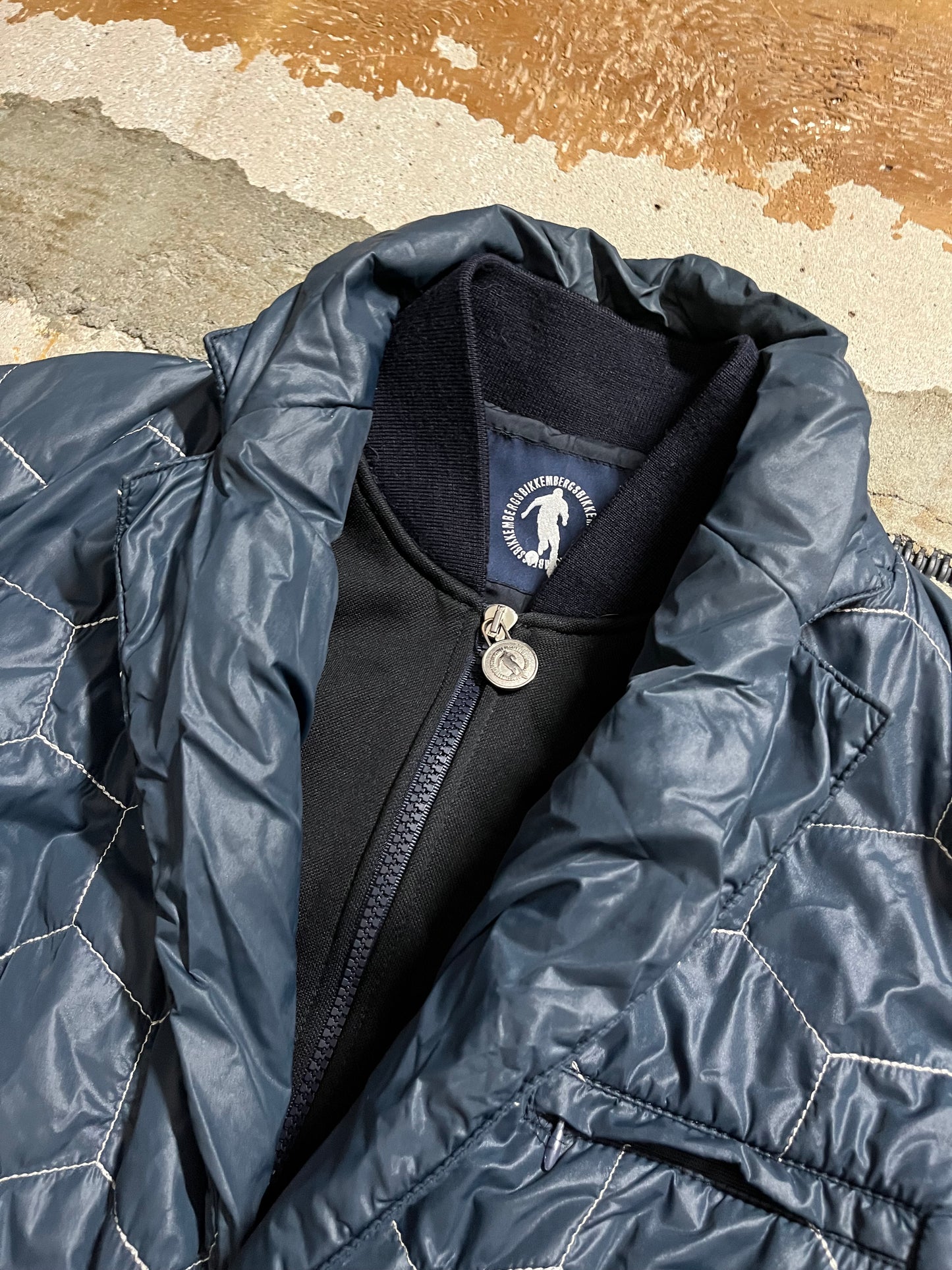 Dirk Bikkembergs quilted winter jacket - L