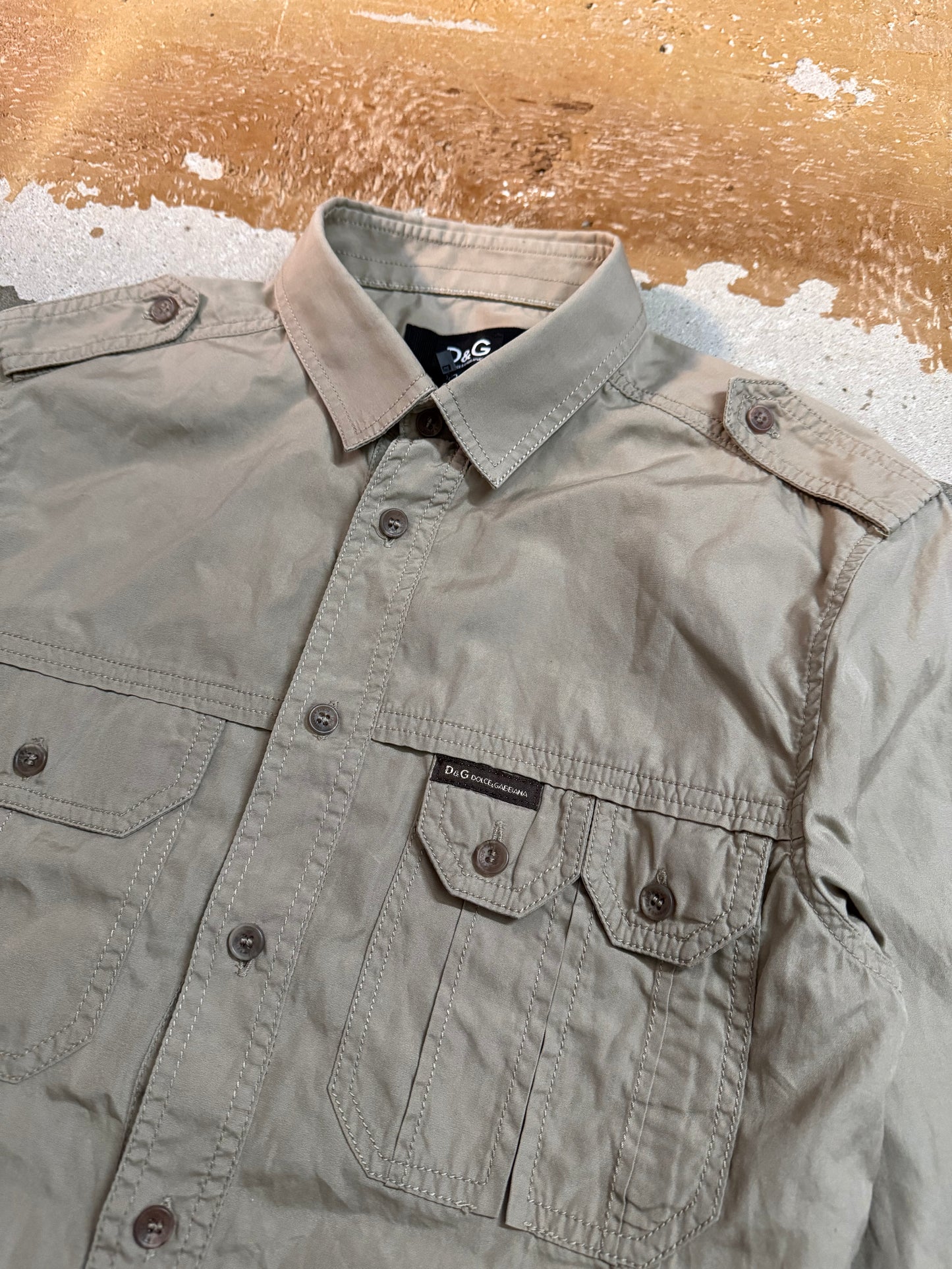 Dolce & Gabbana vintage utility shirt - XS