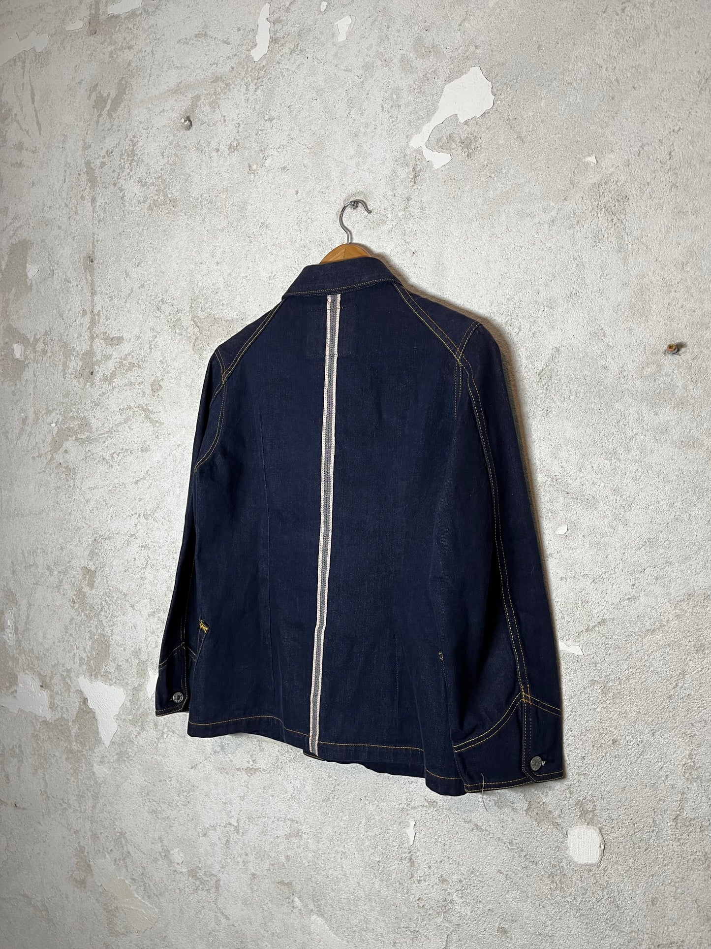 Evisu selvedge japanese denim jacket vintage - M