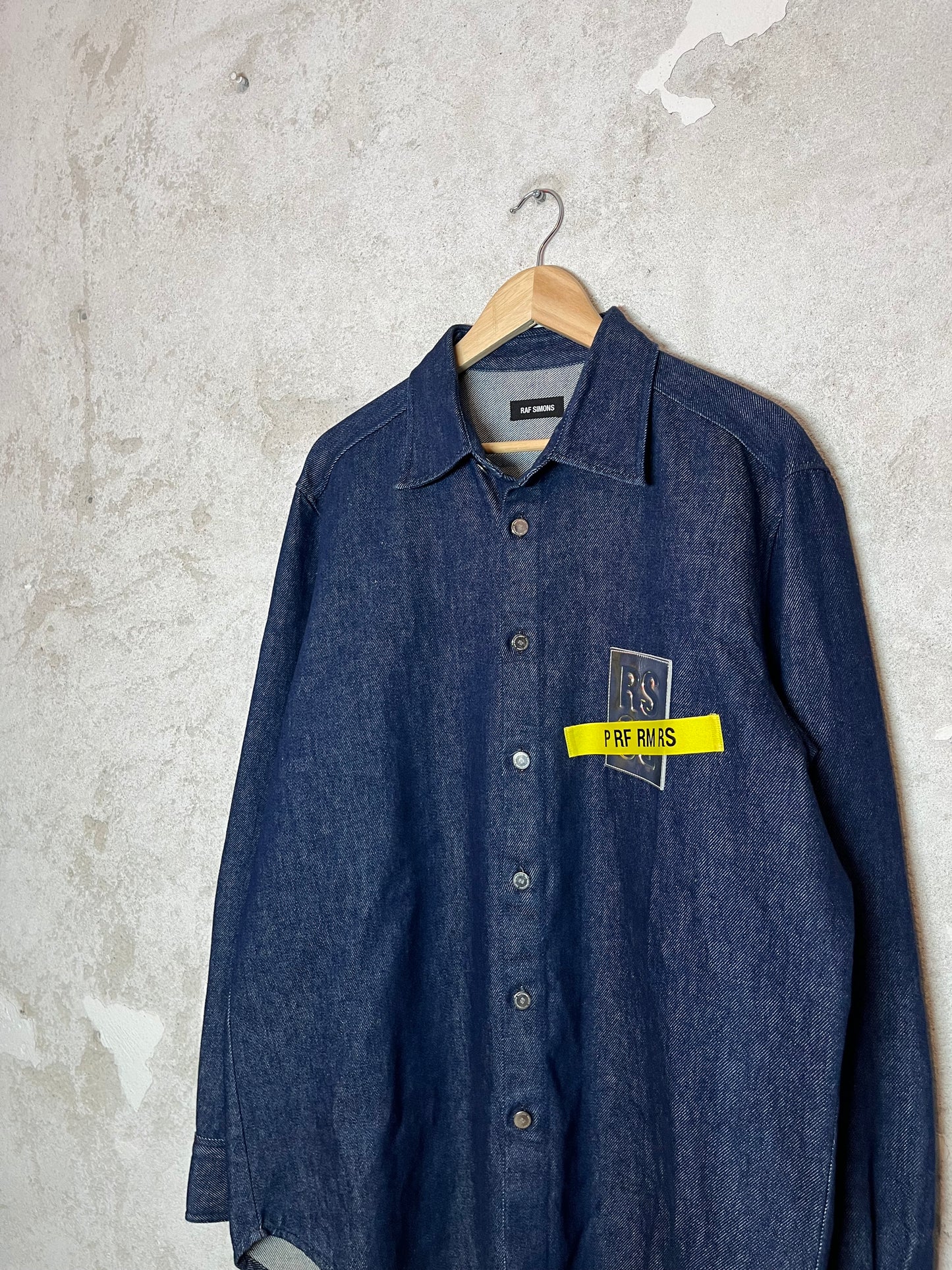 Raf Simons 19SS Runway denim patch jacket - M