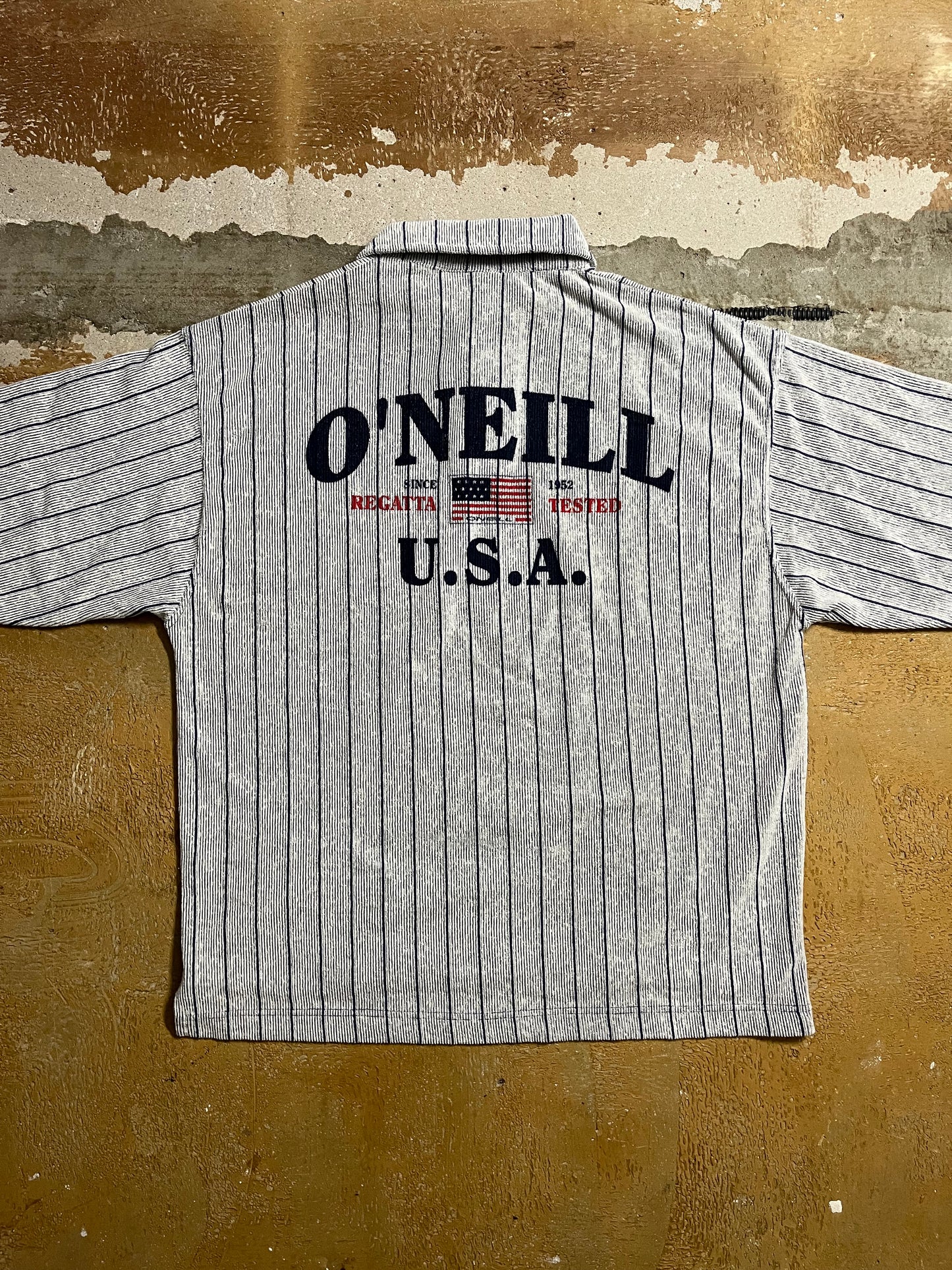 O’neill Nautical wear vintage longsleeve polo shirt - M