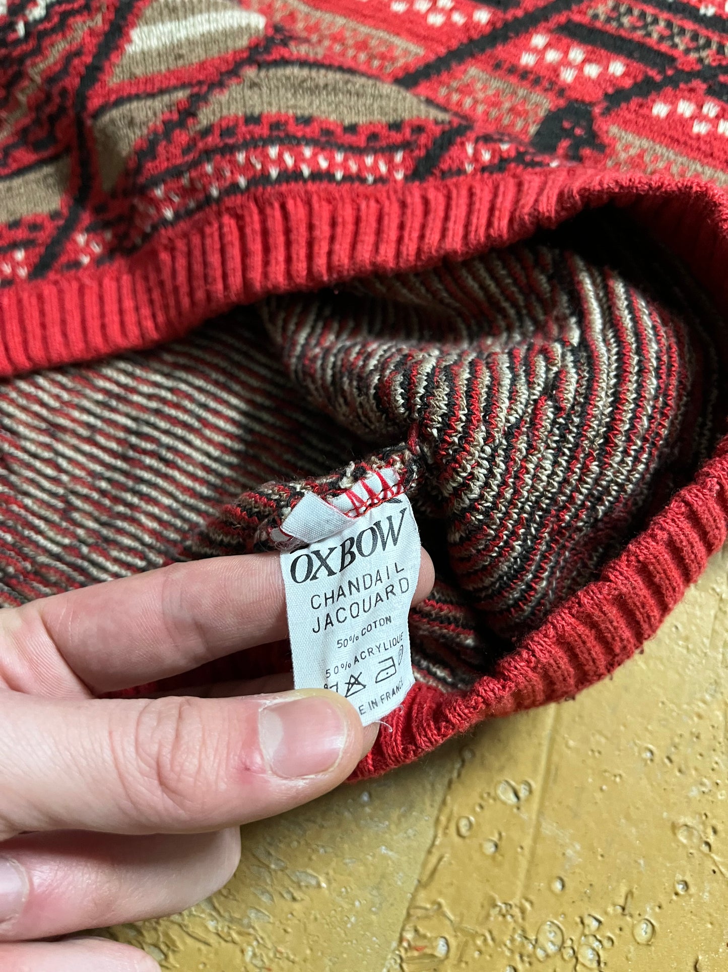 Oxbow vintage ski winter sweater - S