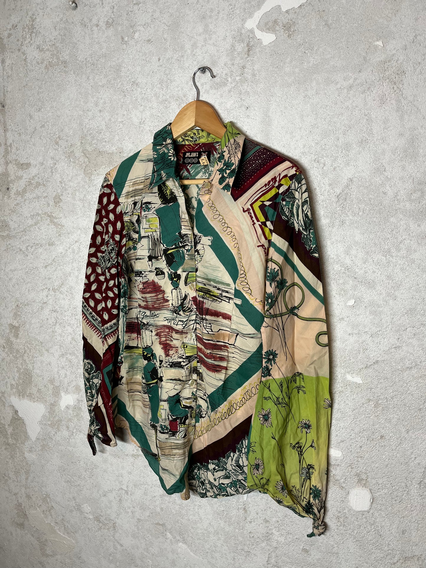 Jean Paul Gaultier 1990s top overshirt - XL
