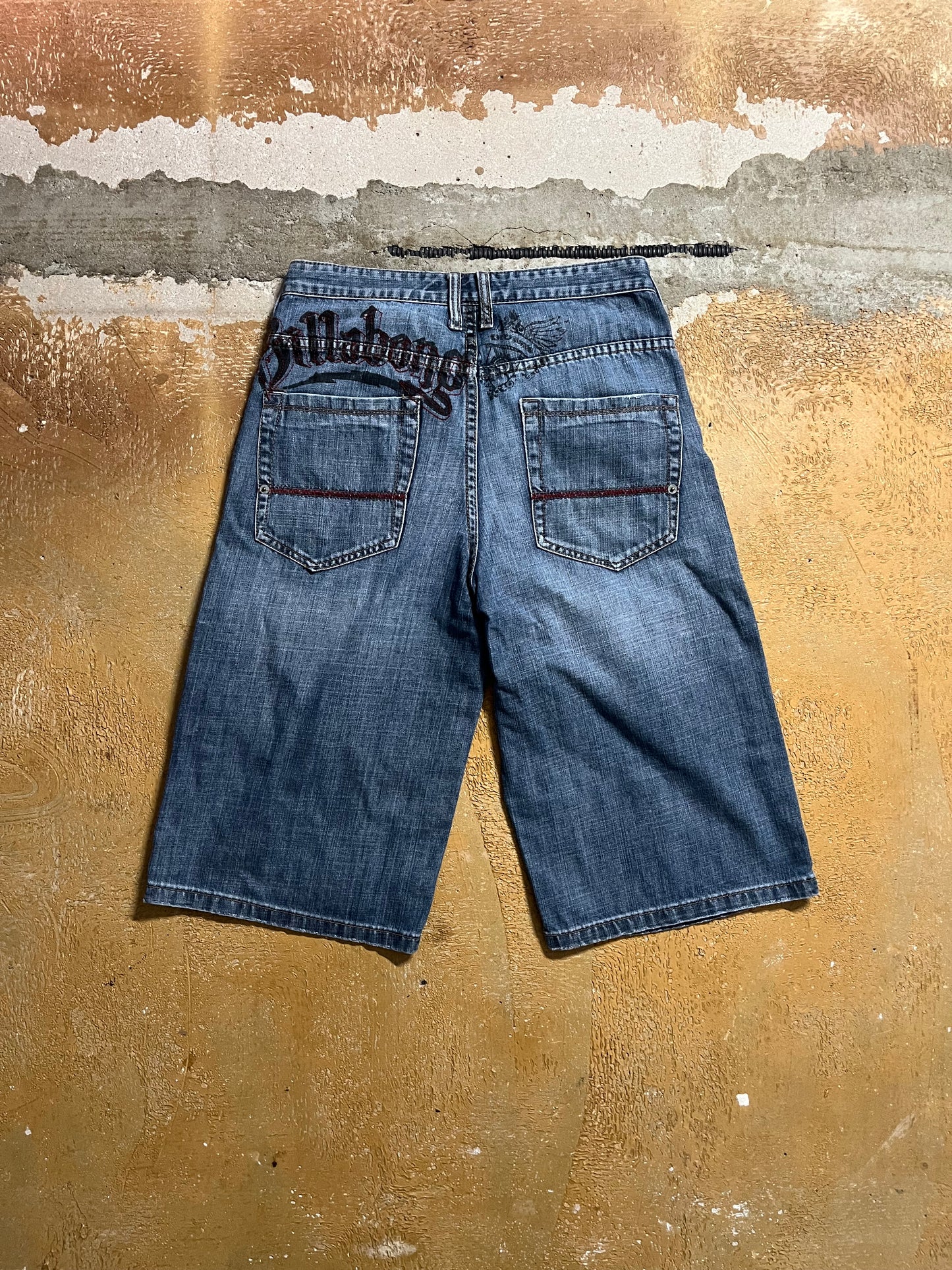 Billabong embroidered print jorts - XS
