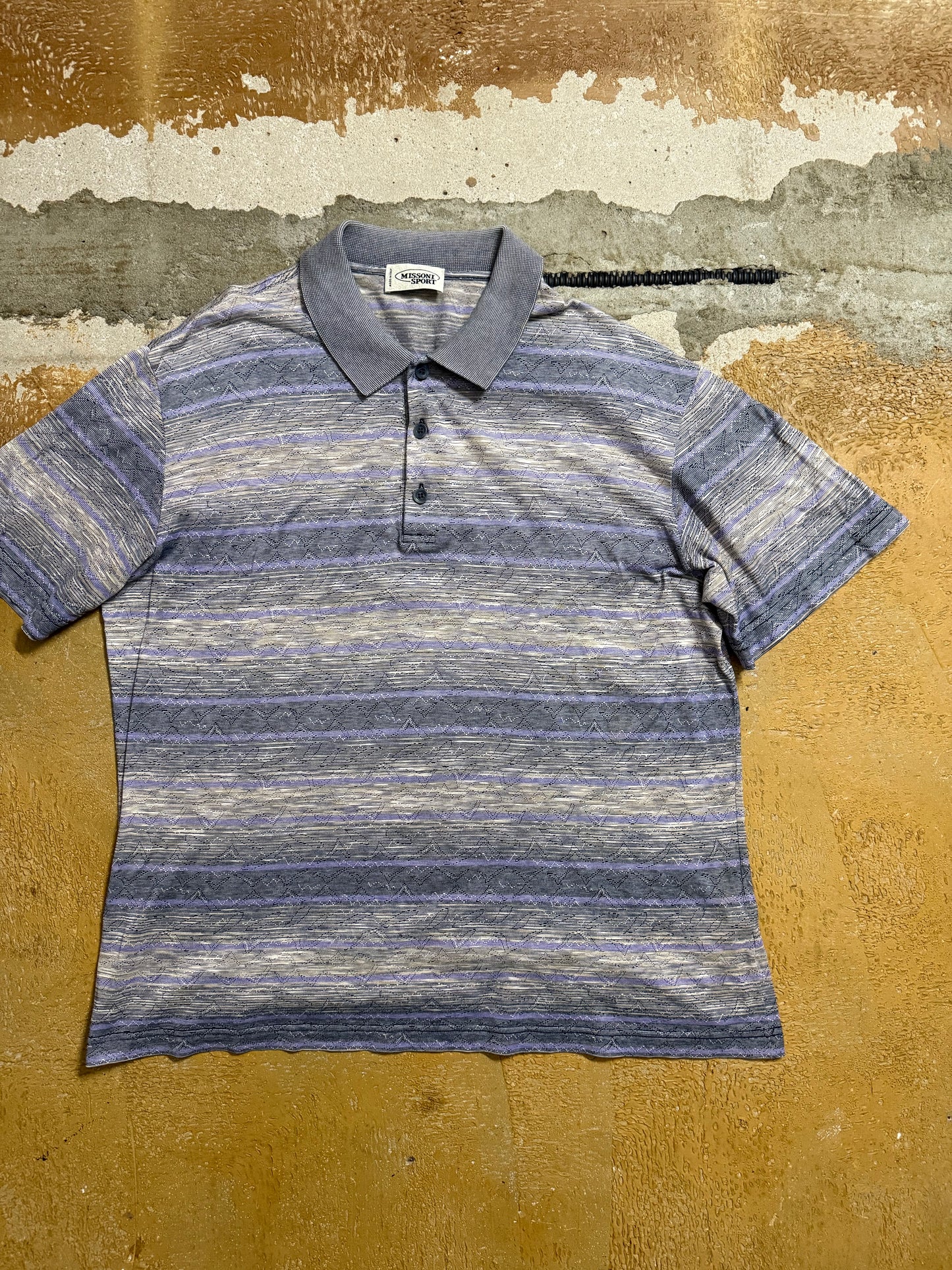 Missoni vintage knit polo shirt - S