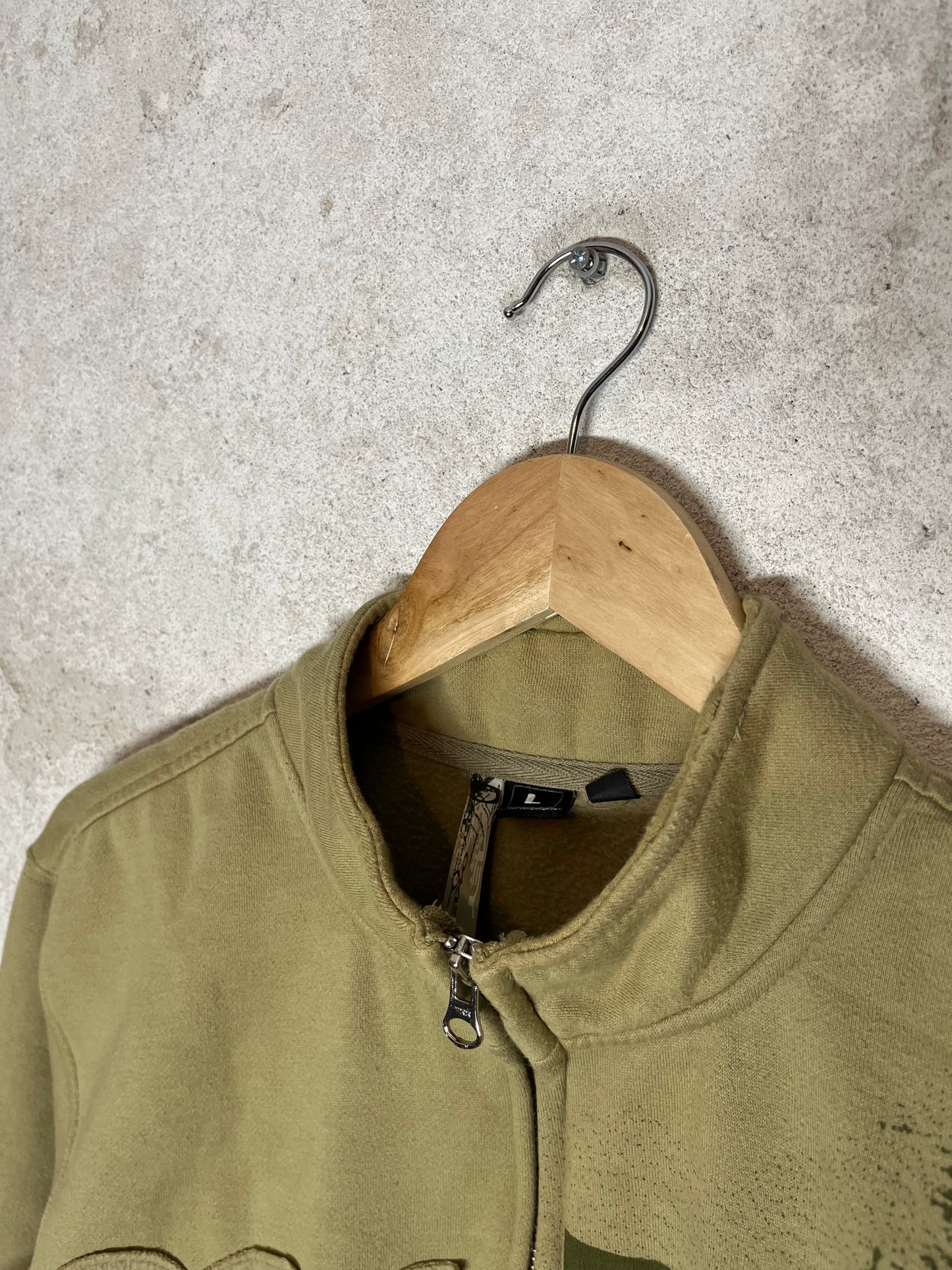 Oakley vintage 2000s zip-up sweater - L