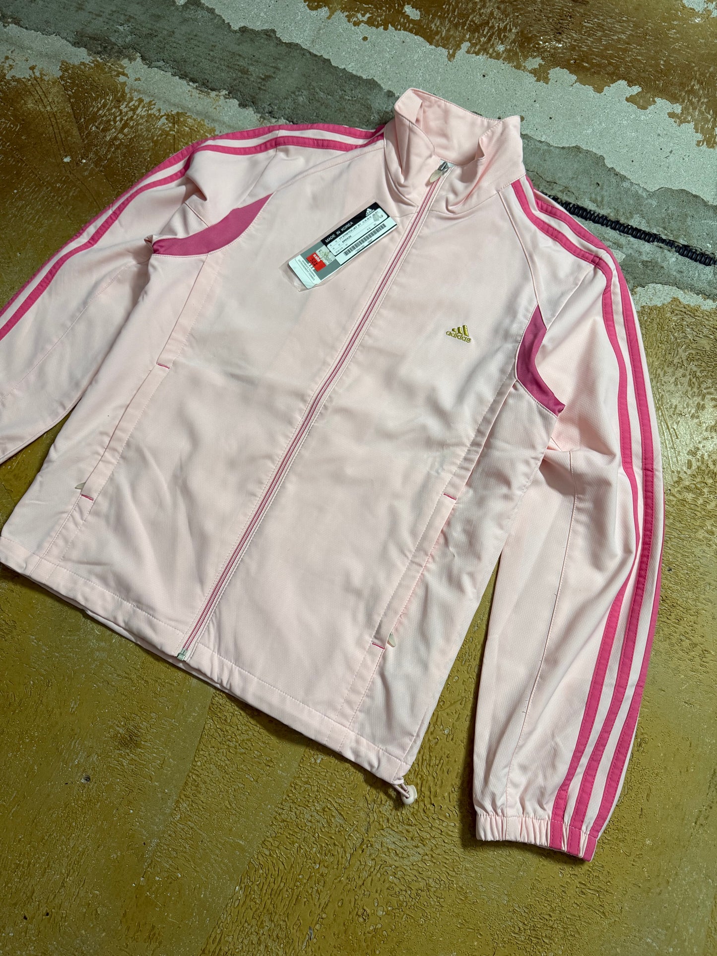 Vintage Adidas deadstock pink jacket - S