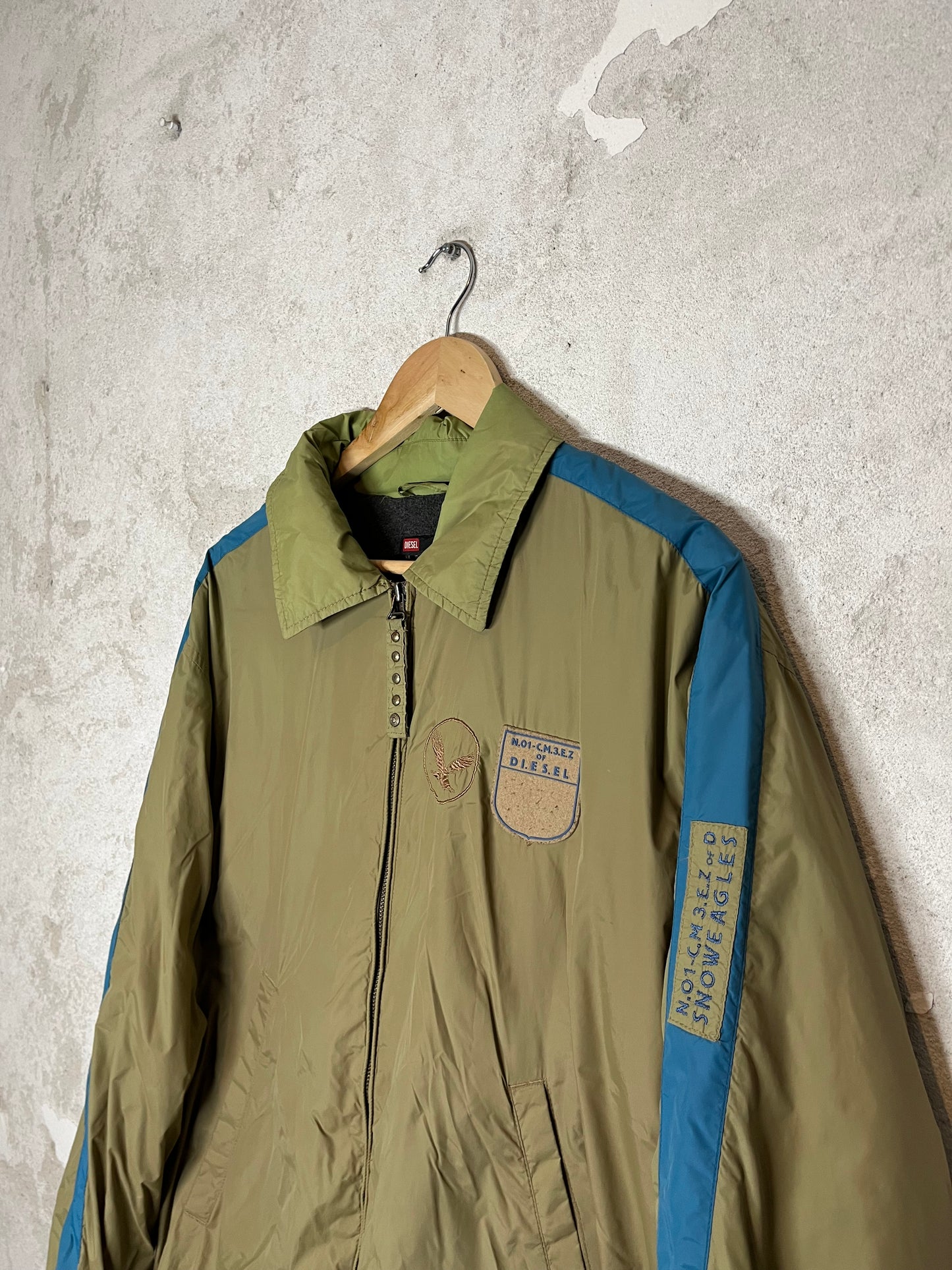 Diesel vintage retro 2000s 90s track jacket