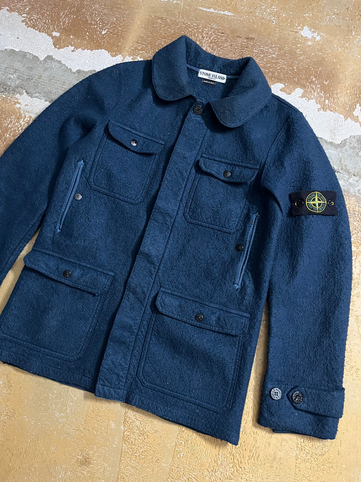 Stone Island 2004 wool 4 pocket jacket - S