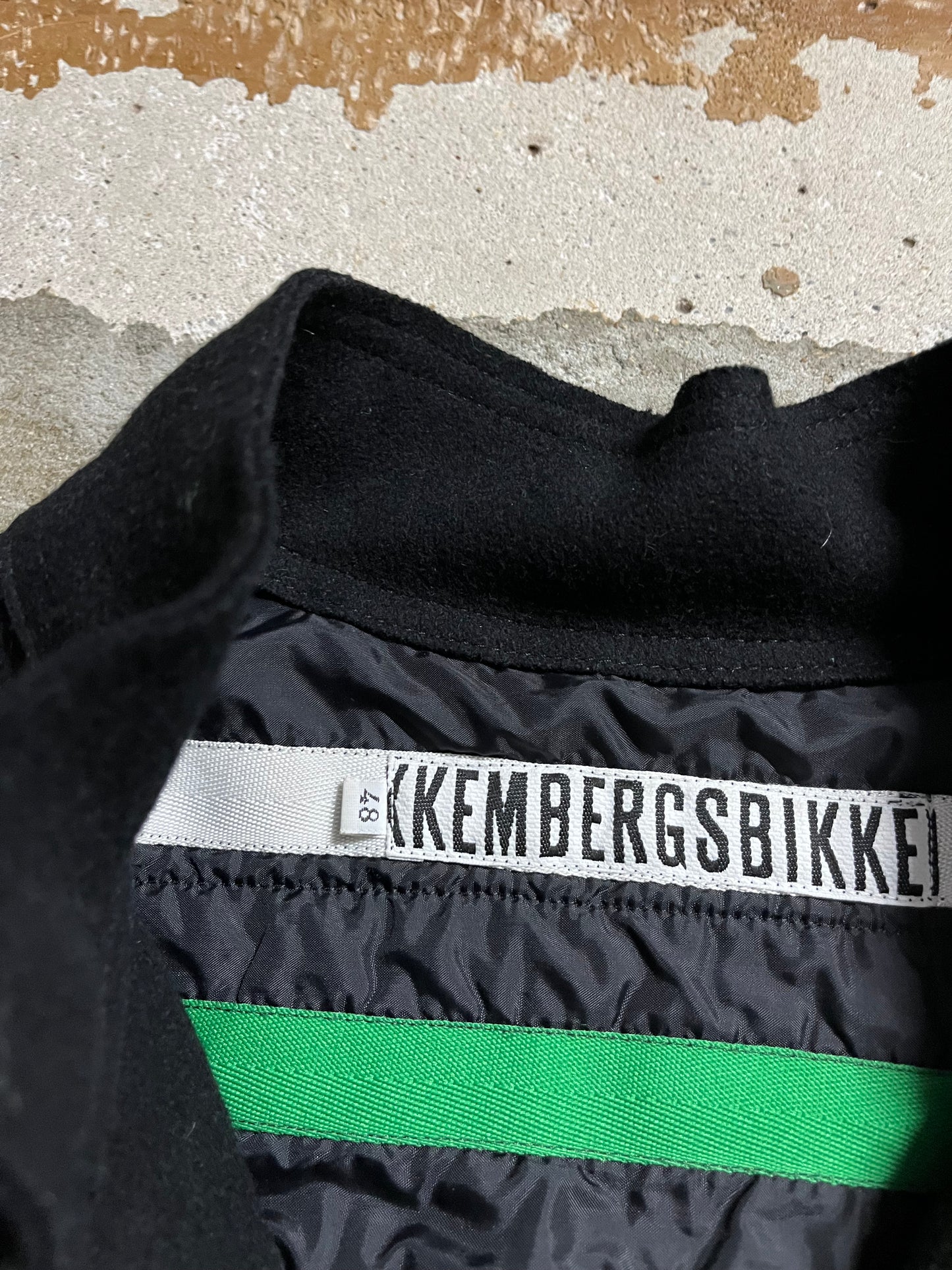 Dirk Bikkembergs wool puffer long coat - XL