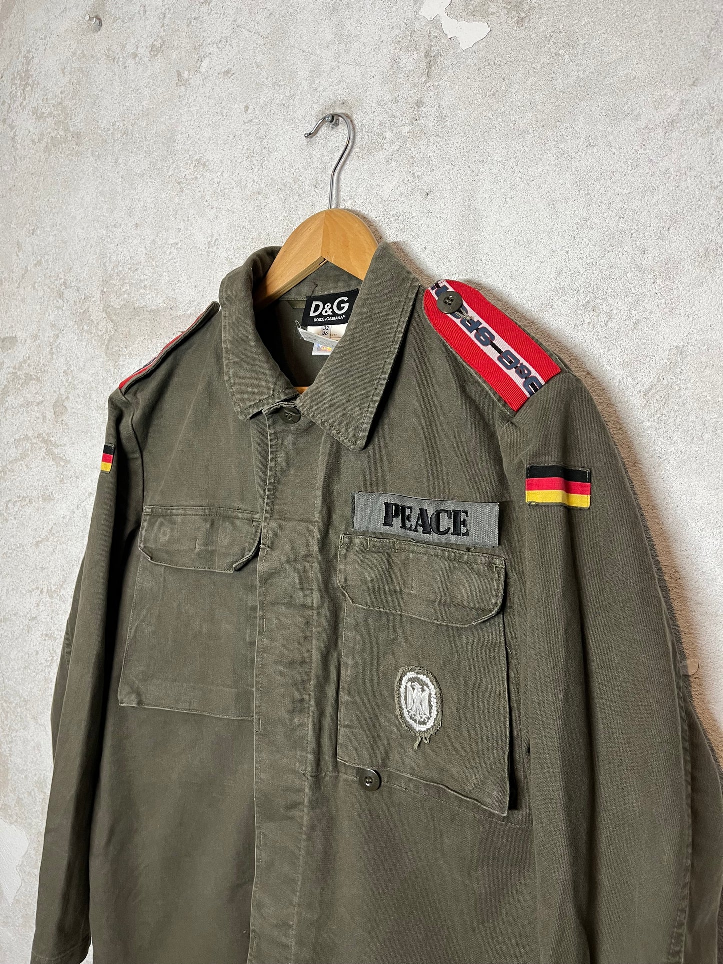 Dolce & Gabbana military peace jacket
