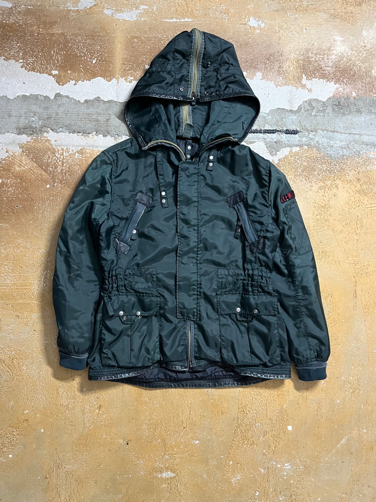 Dirk Bikkembergs multizip multipocket cargo jacket - M