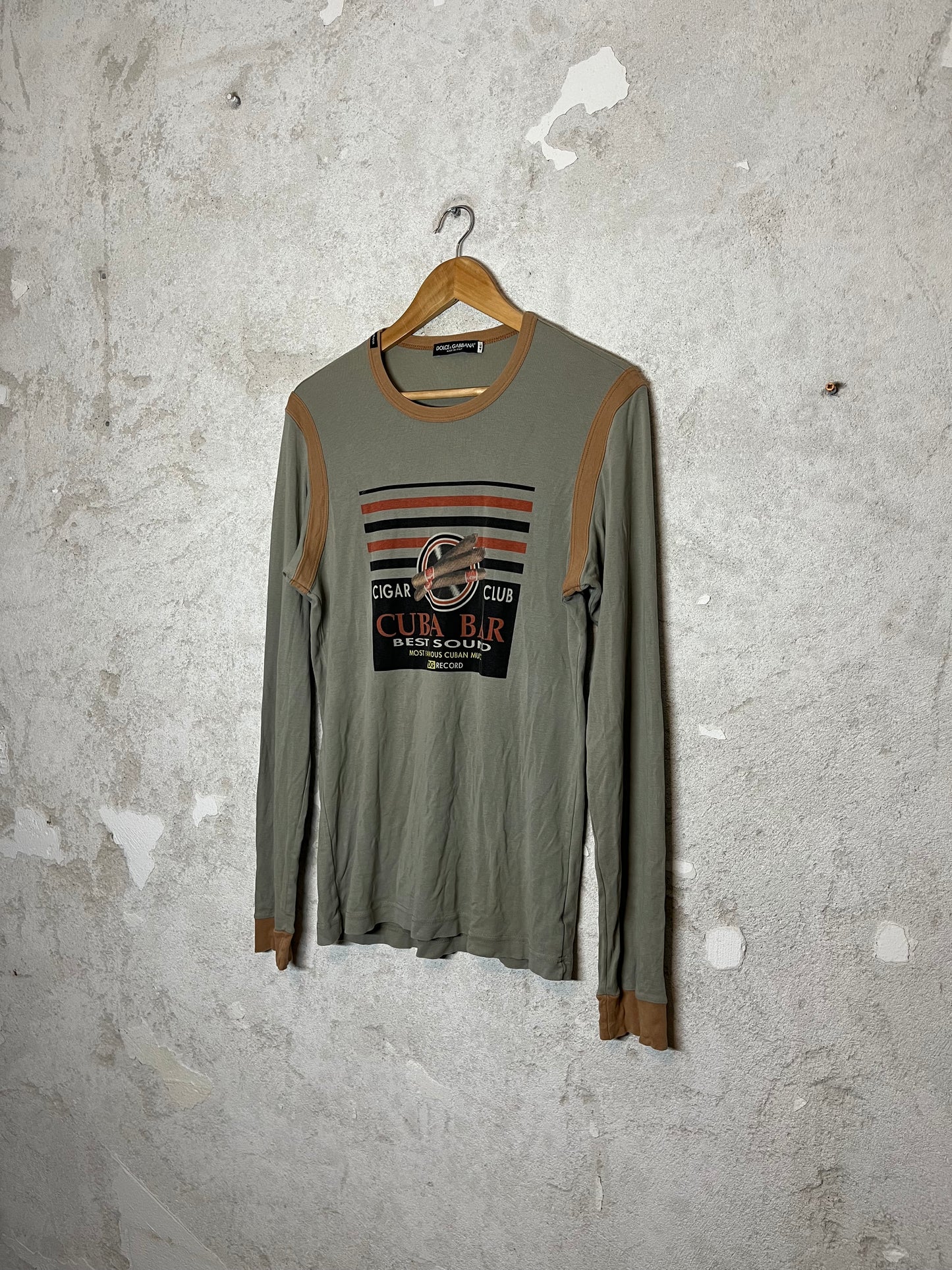 Dolce & Gabbana Cuba Bar longsleeve top - M