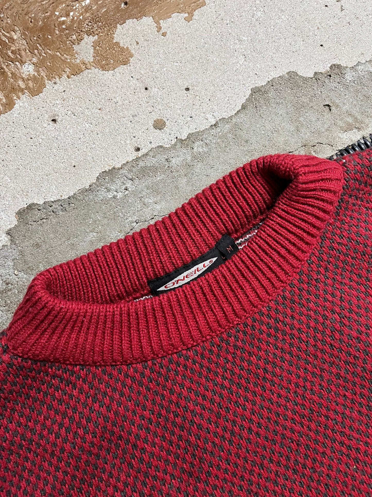 O’neill vintage retro ski snowboard knit sweater - M