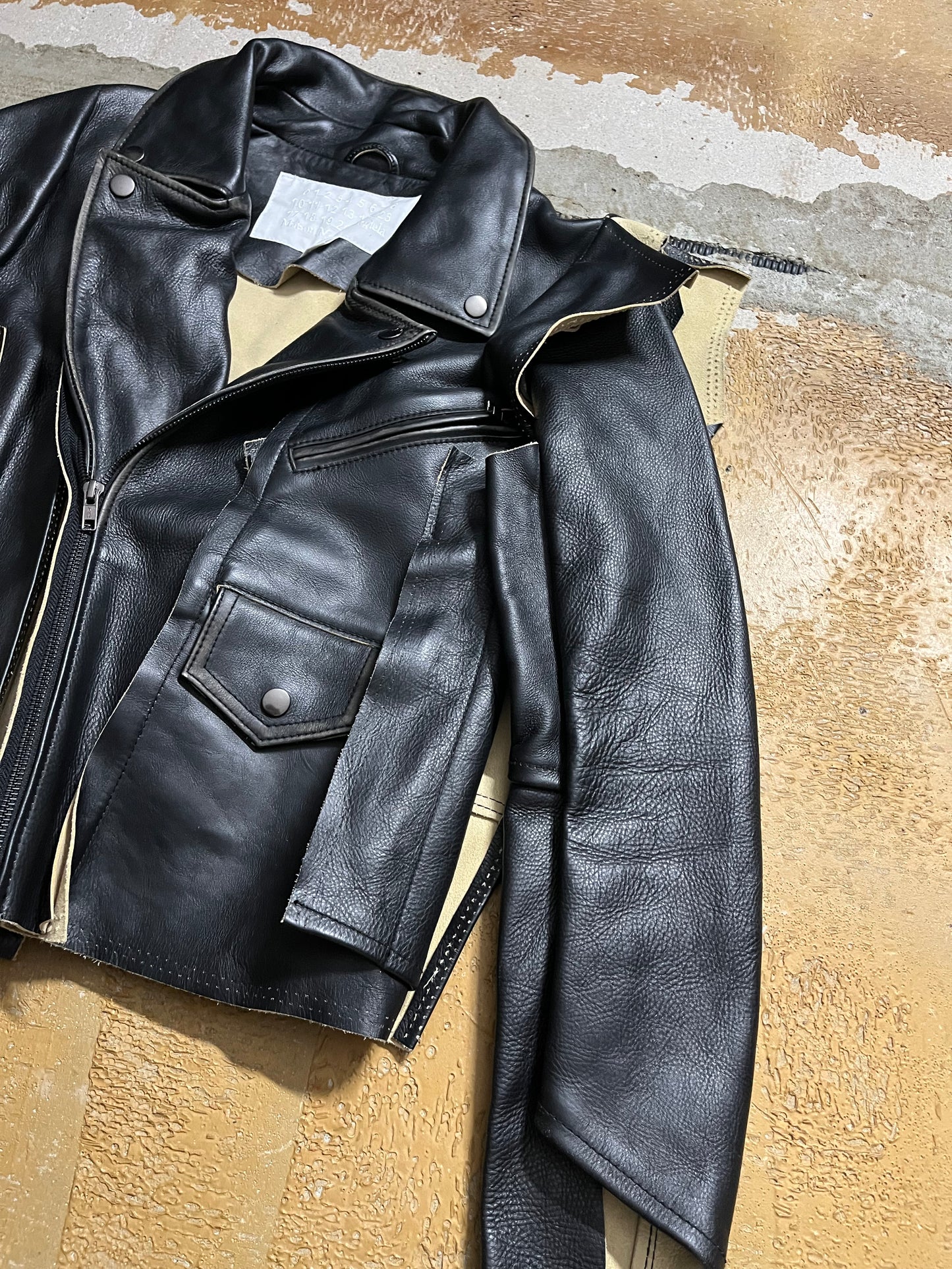 H&M maison margiela deconstructed jacket - S