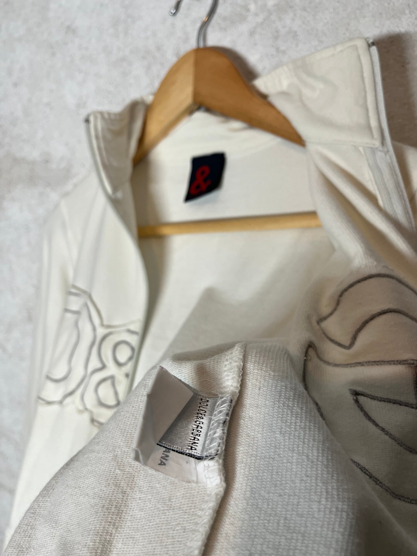 Dolce & Gabanna zip-up sweater vintage 2000s - S