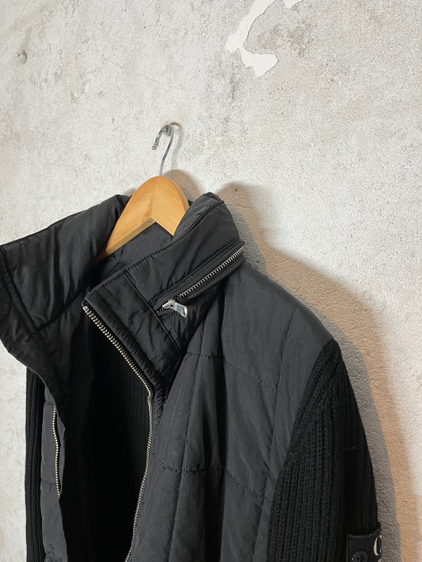 CP Company knitted sleeve badge jacket - XL