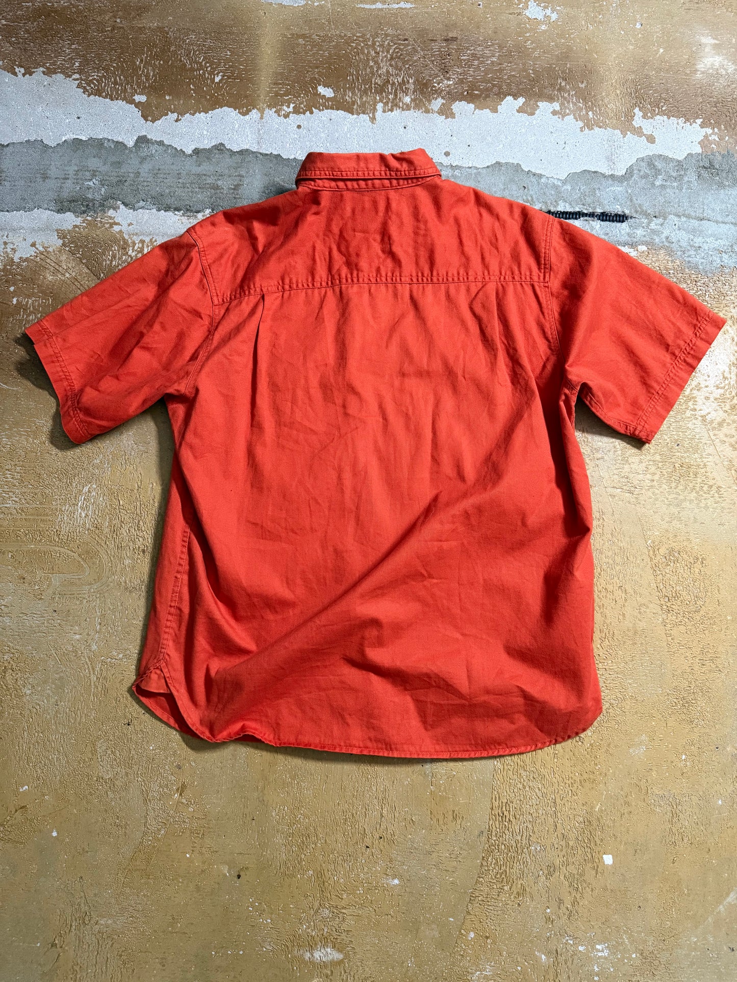 Carhartt Orange workwear polo t-shirt - L