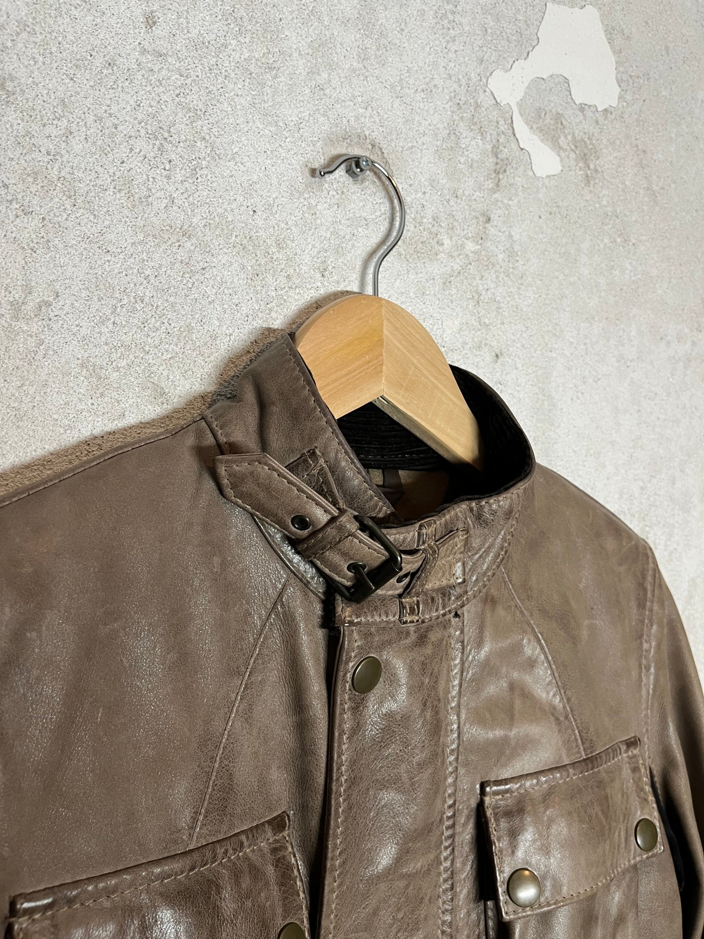 Belstaff vintage leather jacket - S