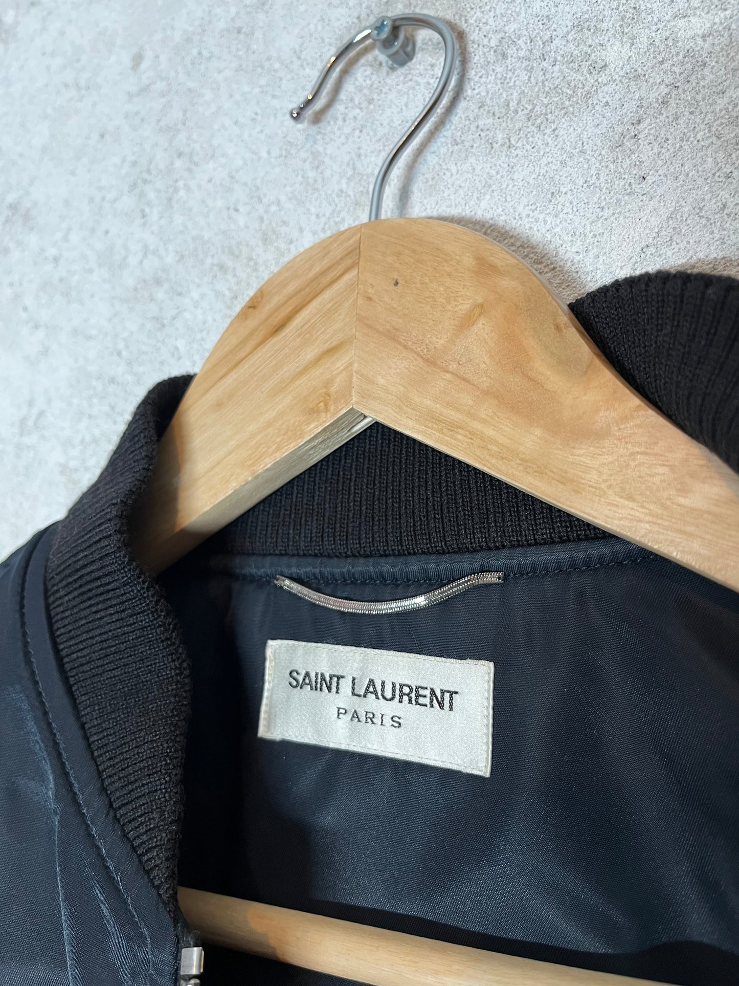 Yves Saint Laurent Nylon Side pocket bomber jacket - S/M