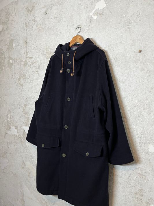 100% Wool Ralph Lauren from Japan Winter Trench Coat - L