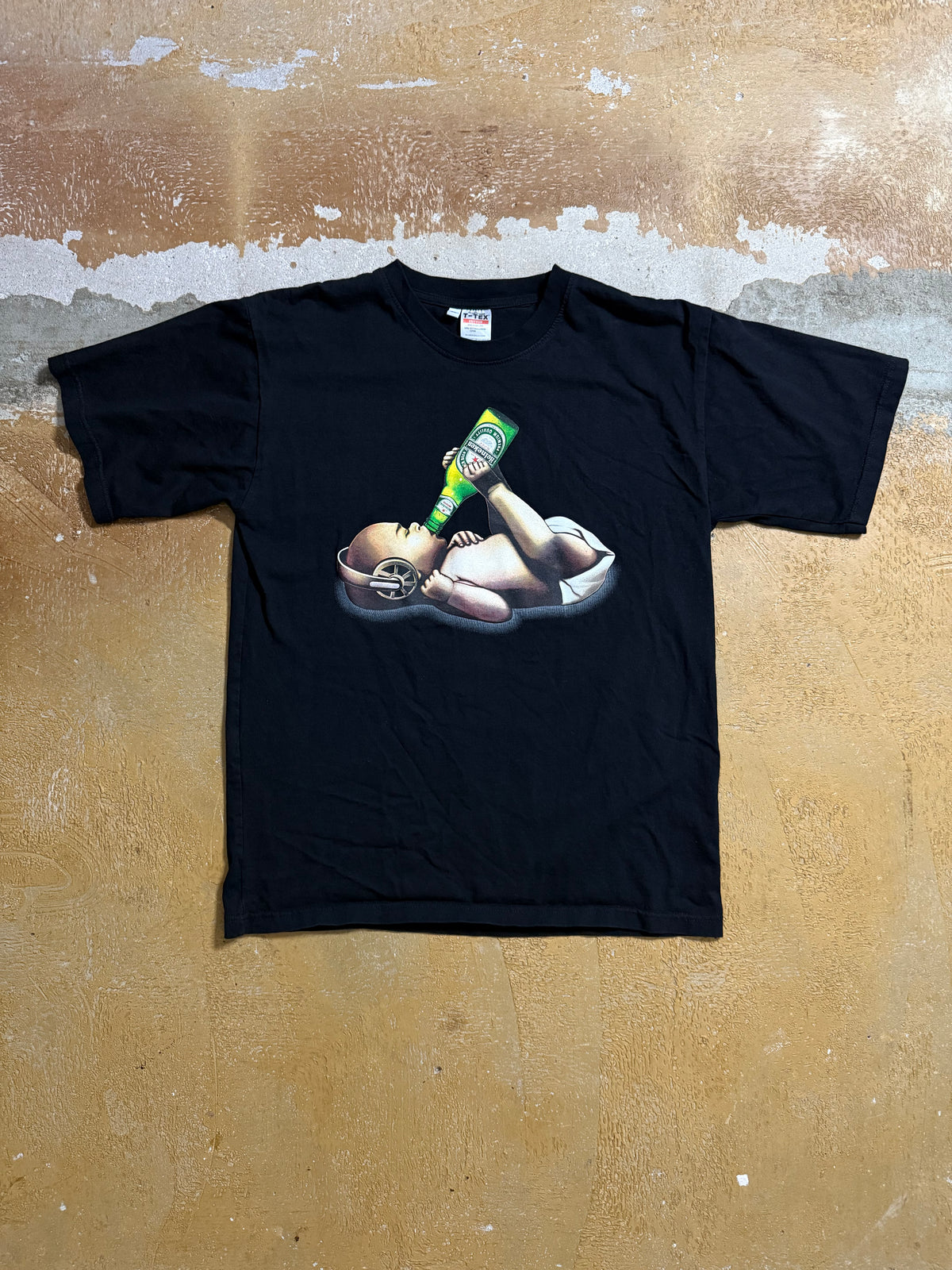 Vintage Heineken Baby graphic tee shirt