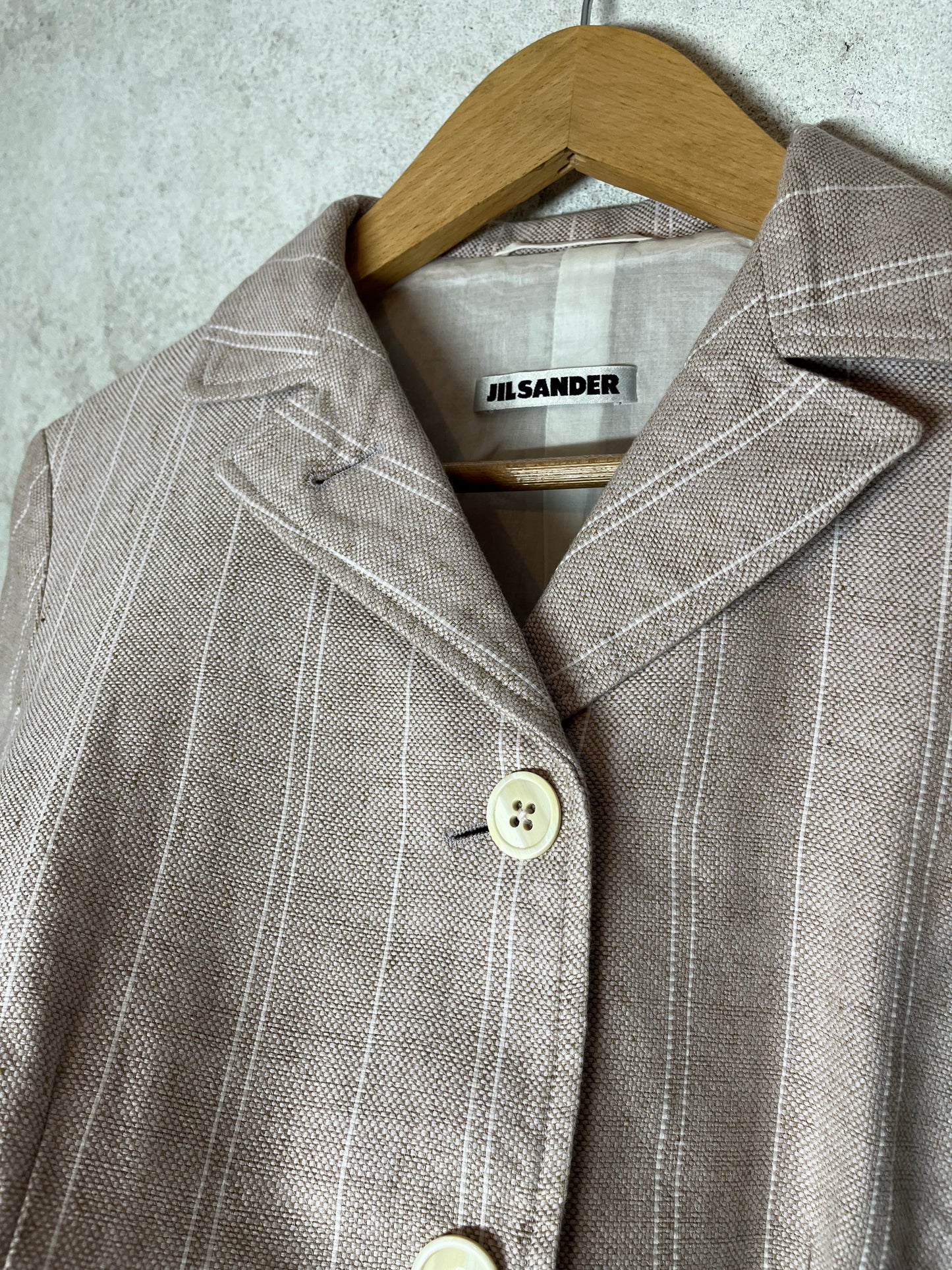 Jil Sander linen / cotton blazer - S