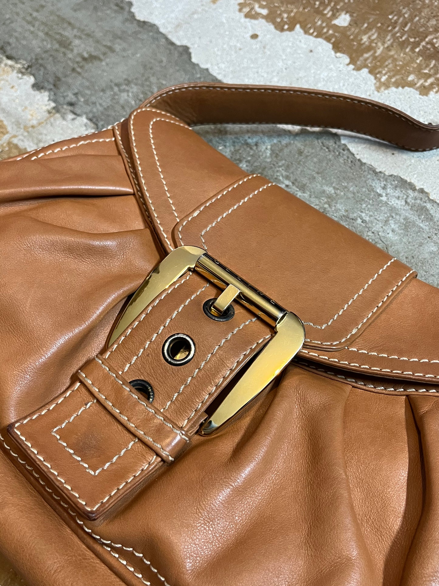 Celine tan leather bag + dustbag