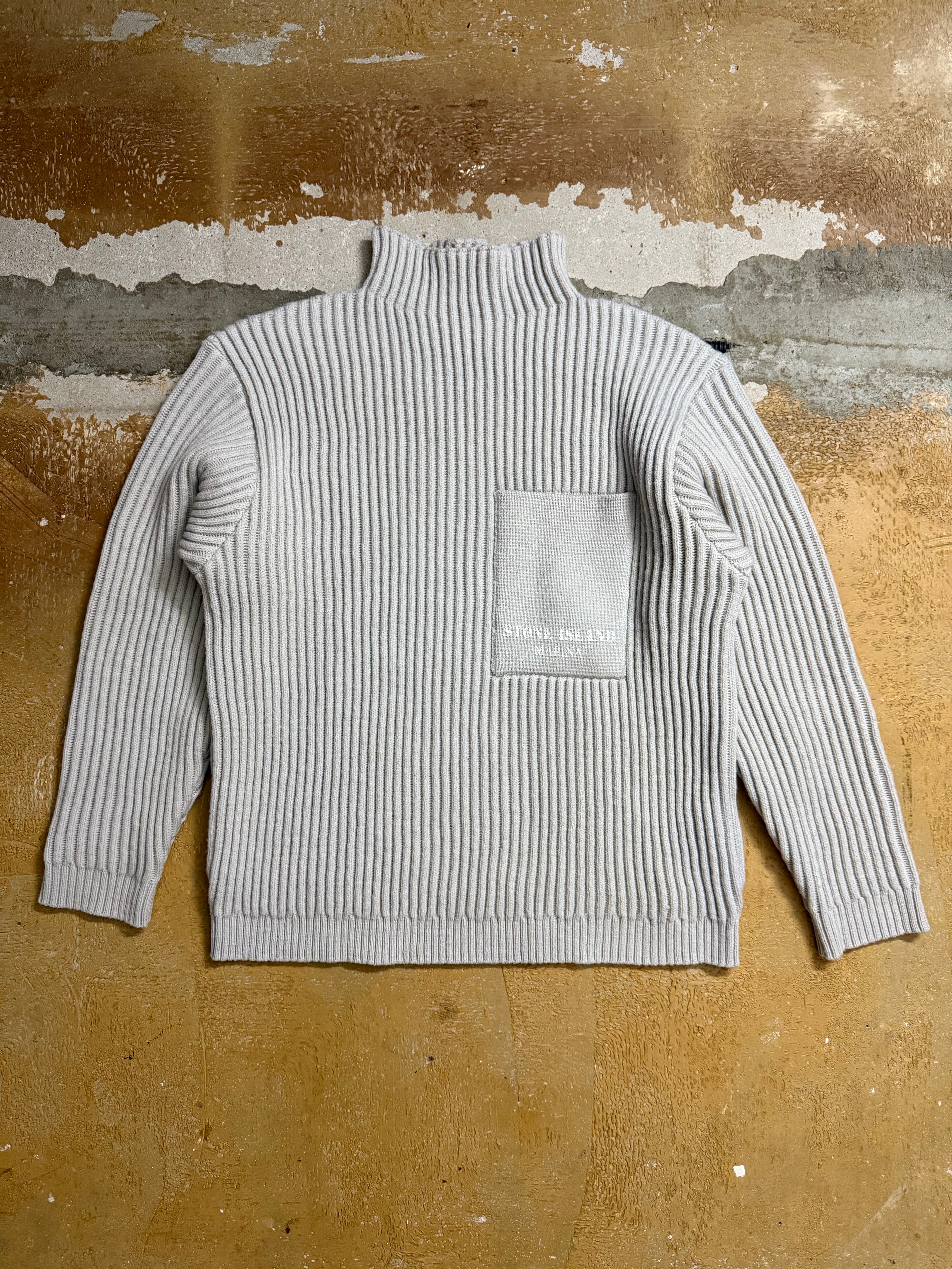 Stone Island Marina 100% wool knit sweater - L – Father of Vintage