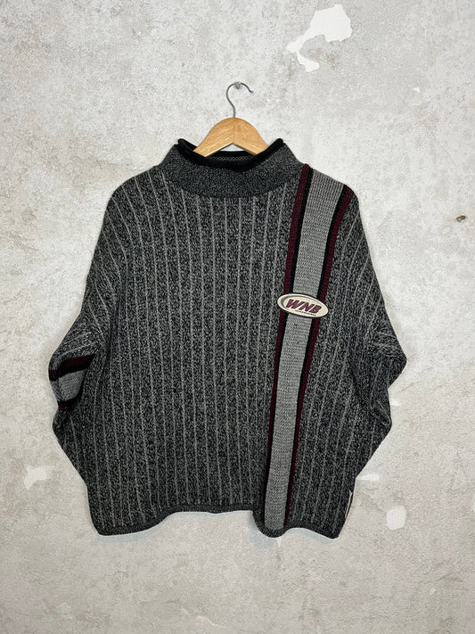 WNB Wannabee heavy knit ski snowboard sweater - S