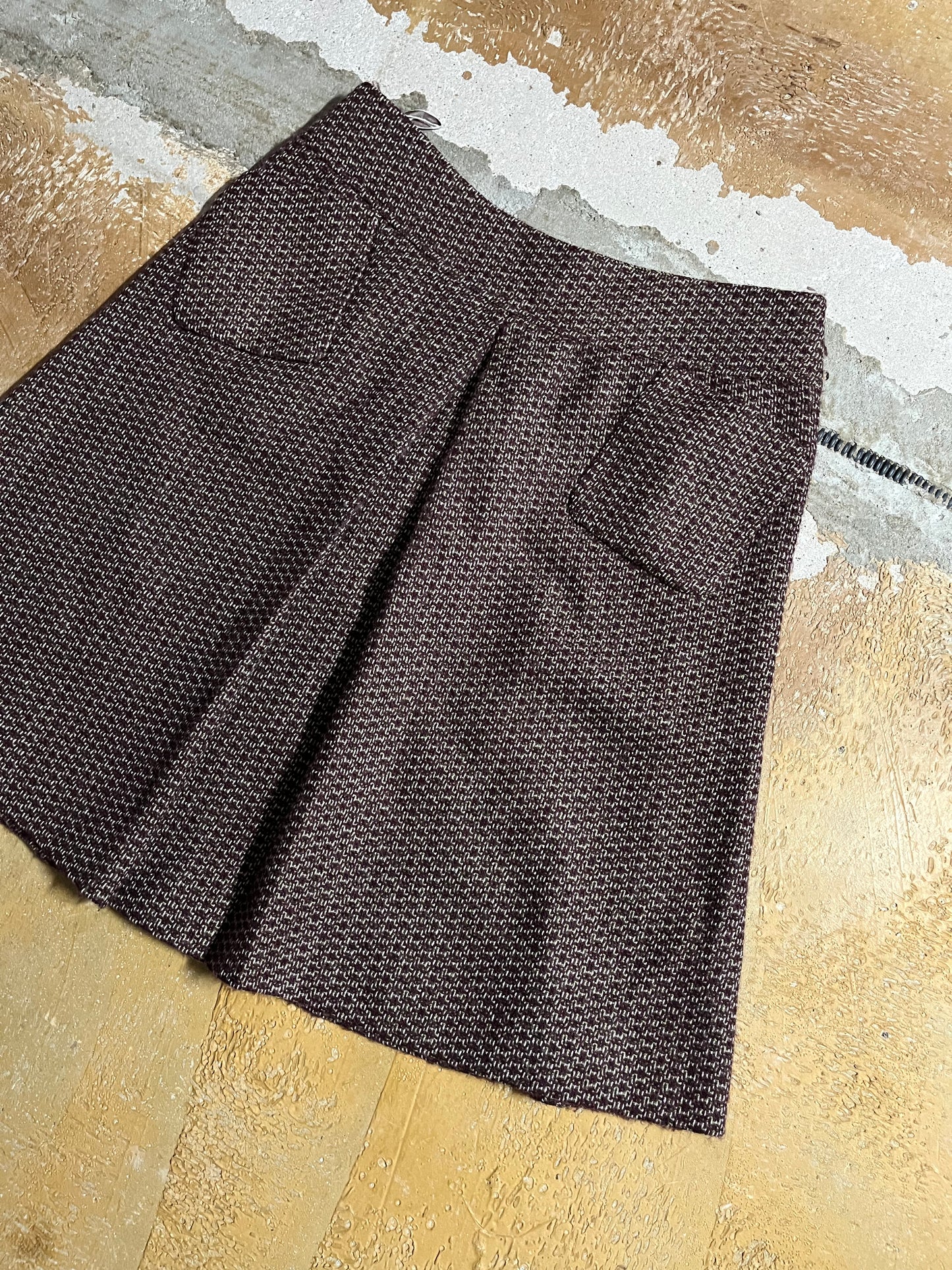 Celine vintage 100% virgin wool skirt - M