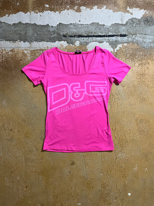 Dolce & Gabbana vintage pink top - M