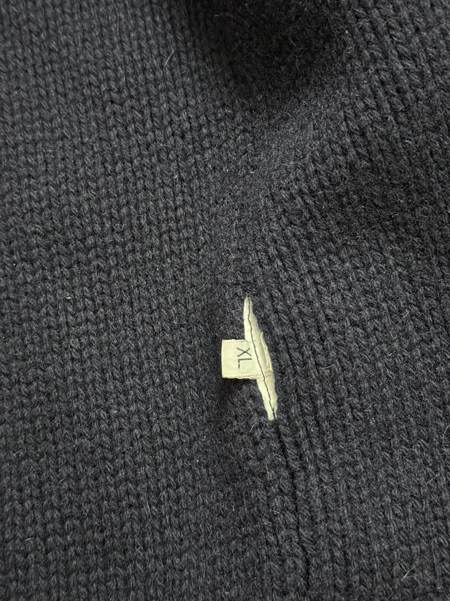 Stone Island vintage heavy knit 100% wool sweater - XL