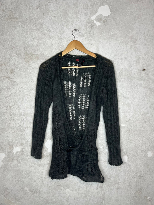 Diesel knit poncho jacket - M