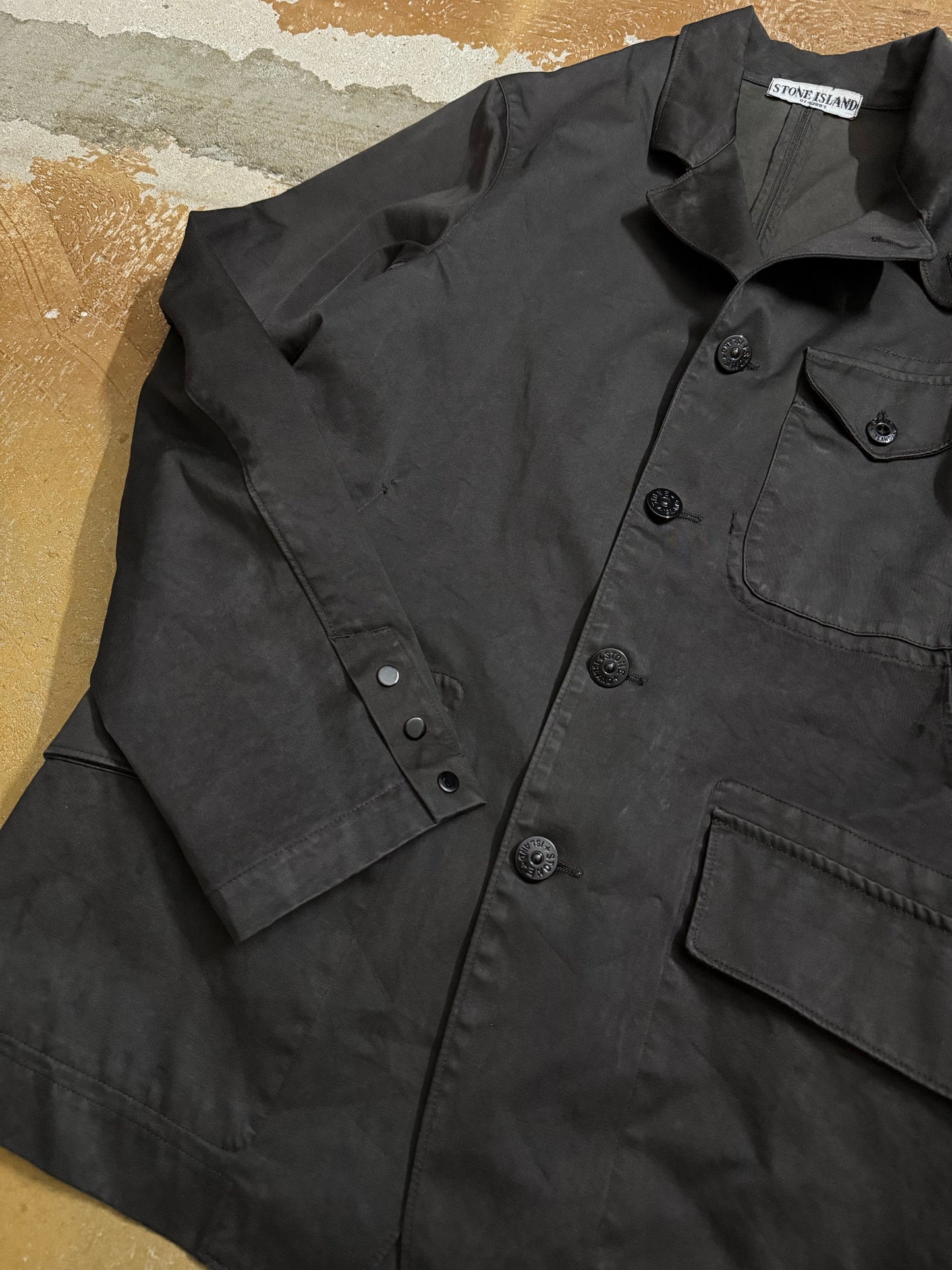 Stone Island SS06 Resined cotton chore jacket - S