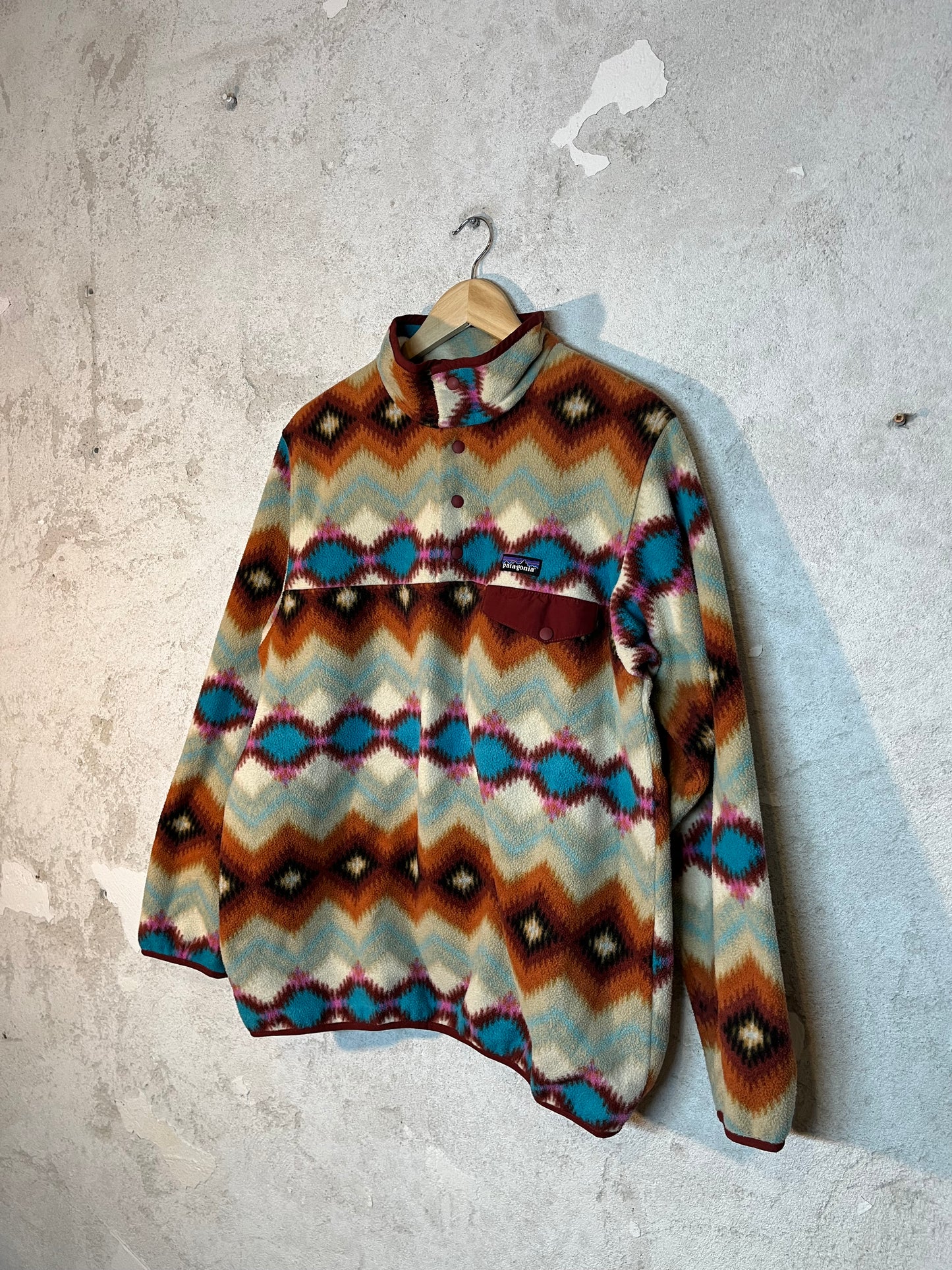 Patagonia Synchilla multicolor fleece sweater - XL