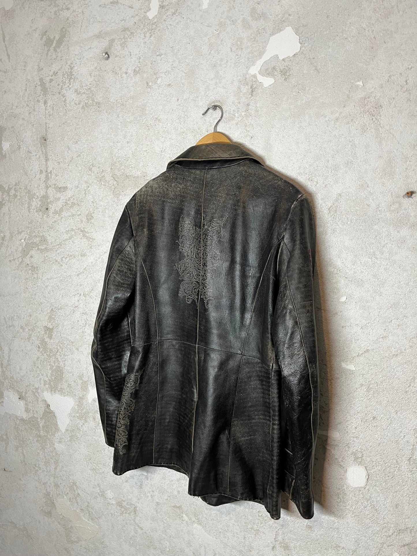 Armani Jeans leather jacket - M