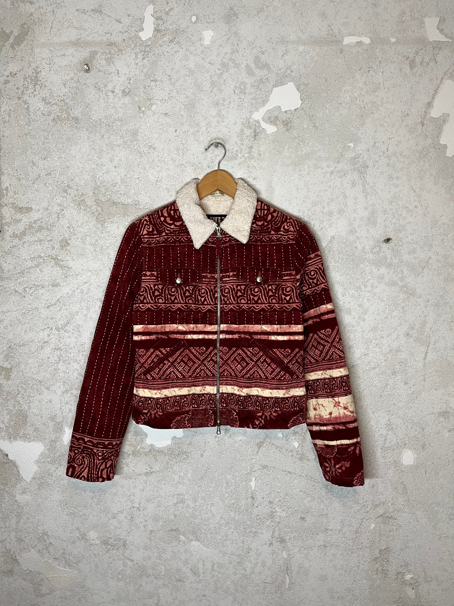 Jean Paul Gaultier tribal sherpa jacket - M