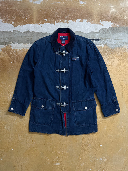 Ralph Lauren polo sport lobster fireman clasp denim jacket - S