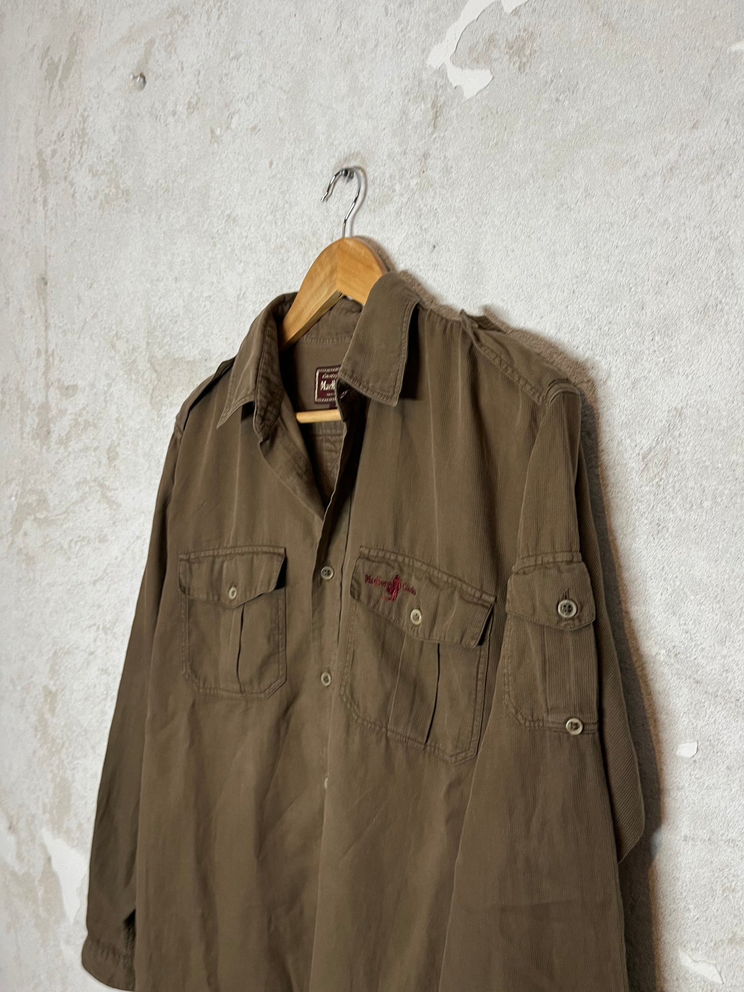 Marlboro classics corduroy overshirt - M