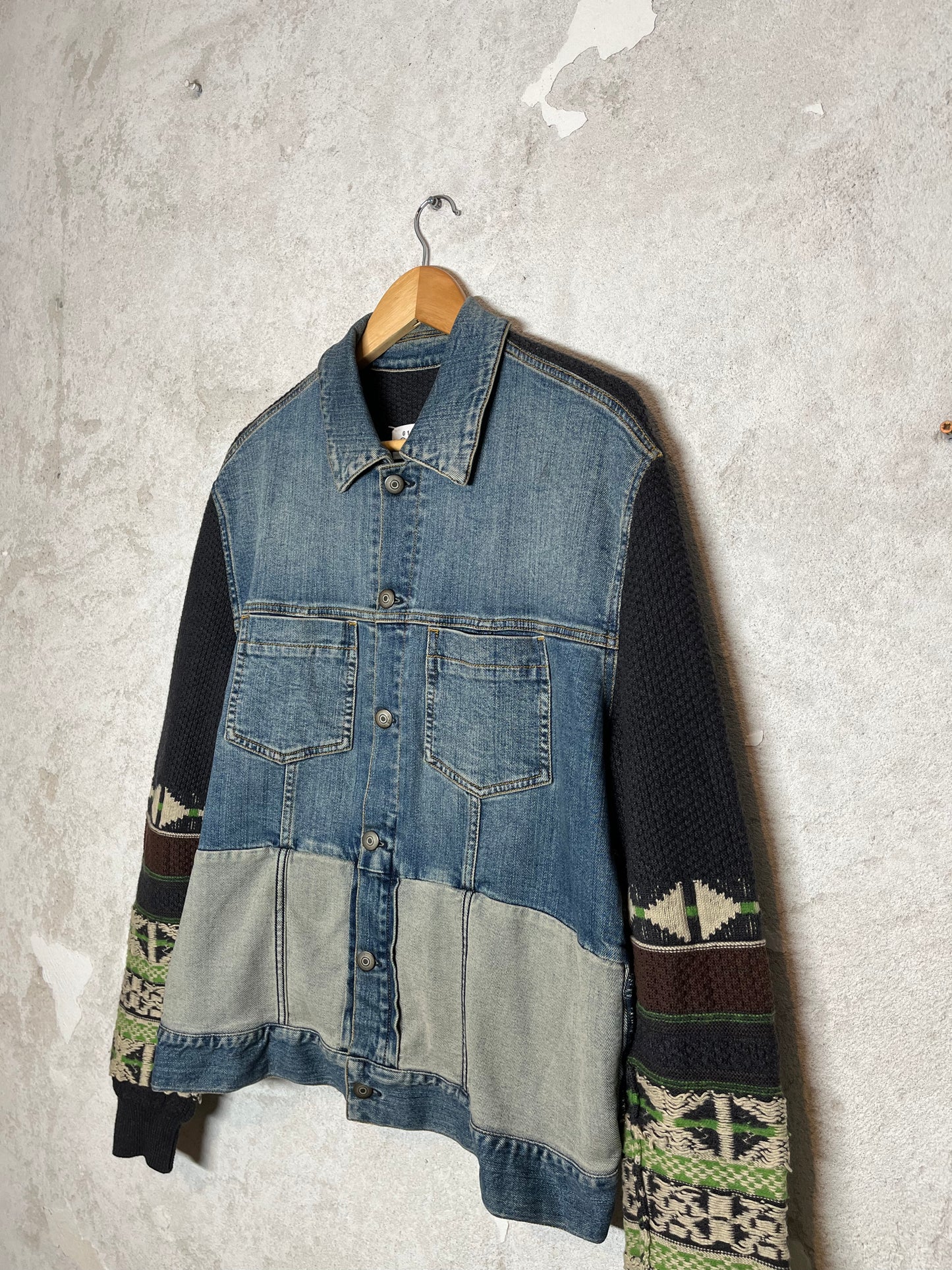 Maison Martin Margiela MM6 Indigo Knit denim jacket - M