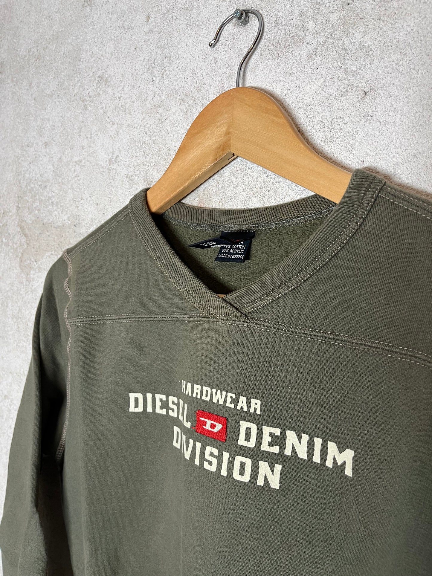 Diesel vintage 2000s 90s khaki sweater - S