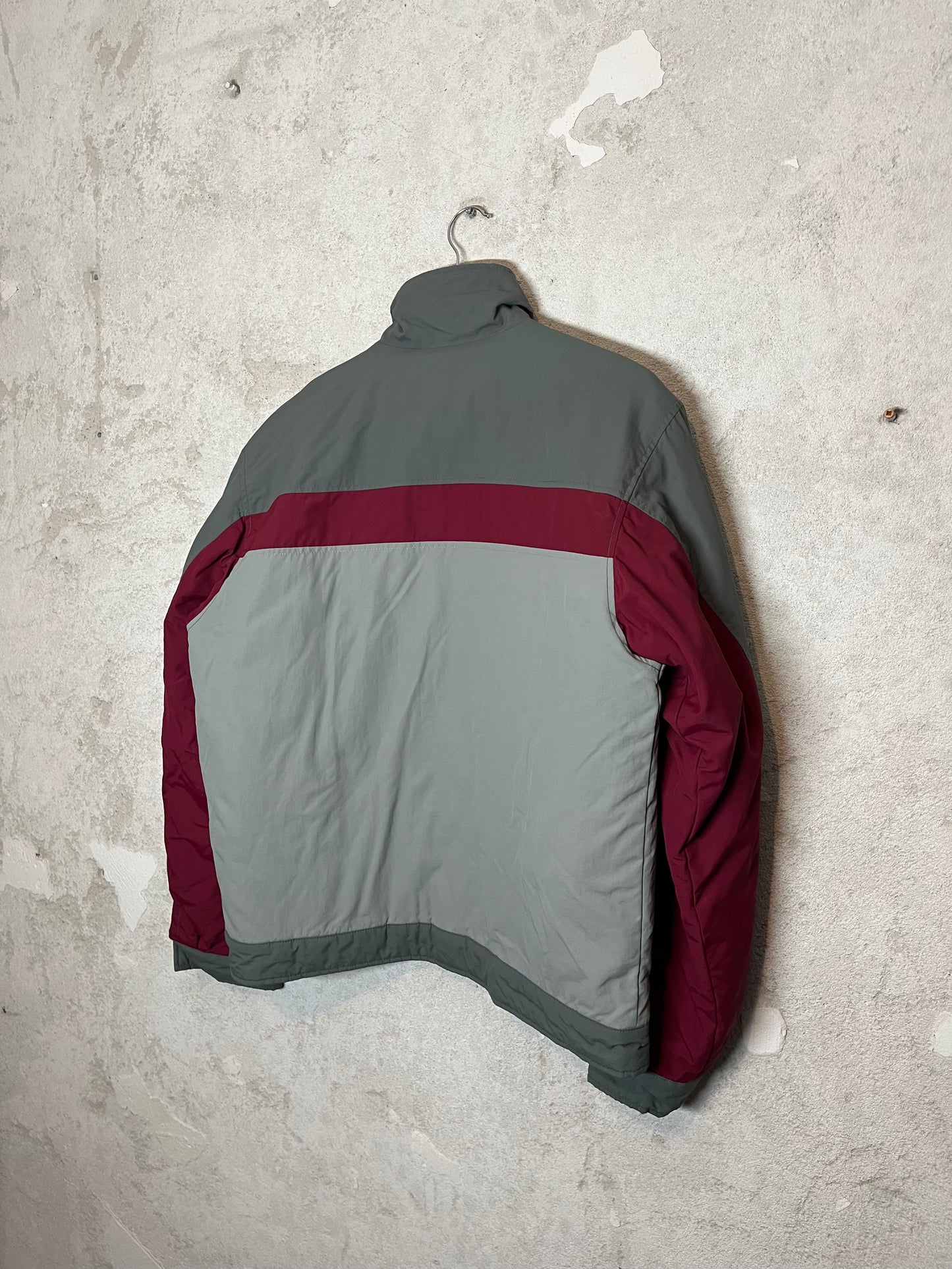 Quiksilver 2000s retro colorblock logo jacket - M