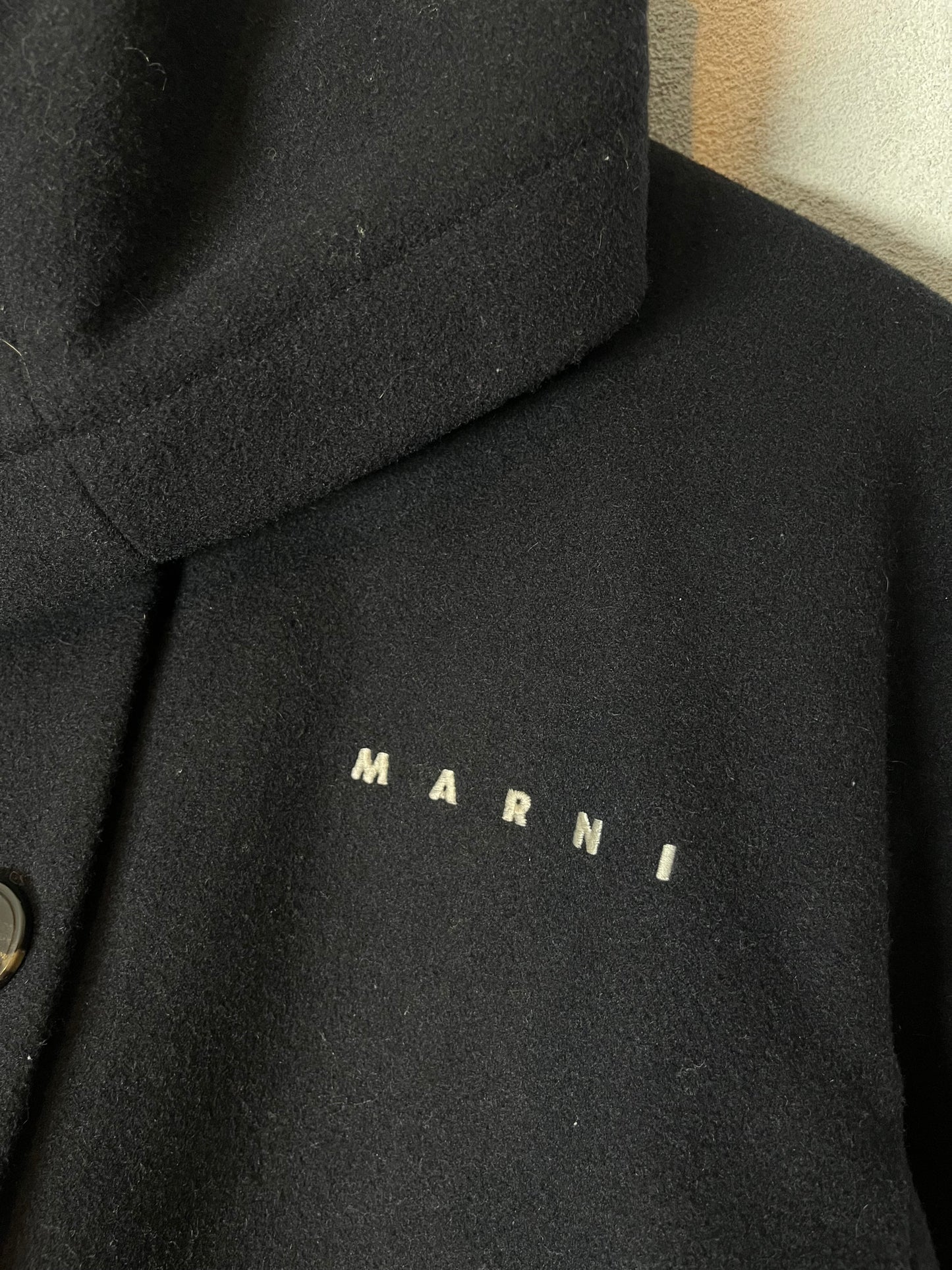 Marni wool trenchcoat jacket - S