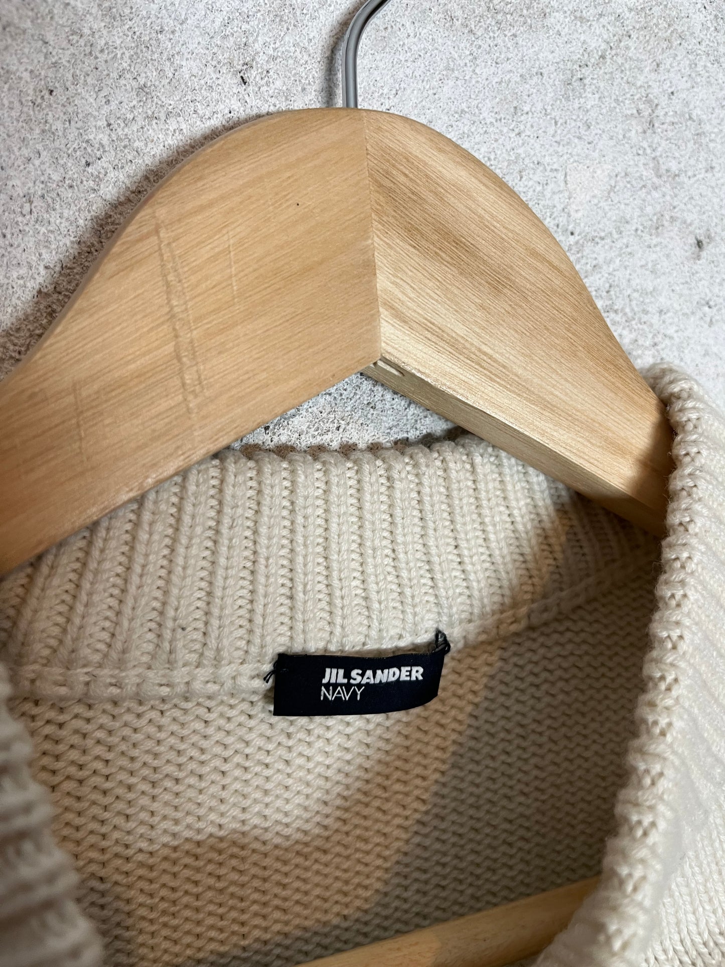 Jil Sander Navy knit sweater - XS