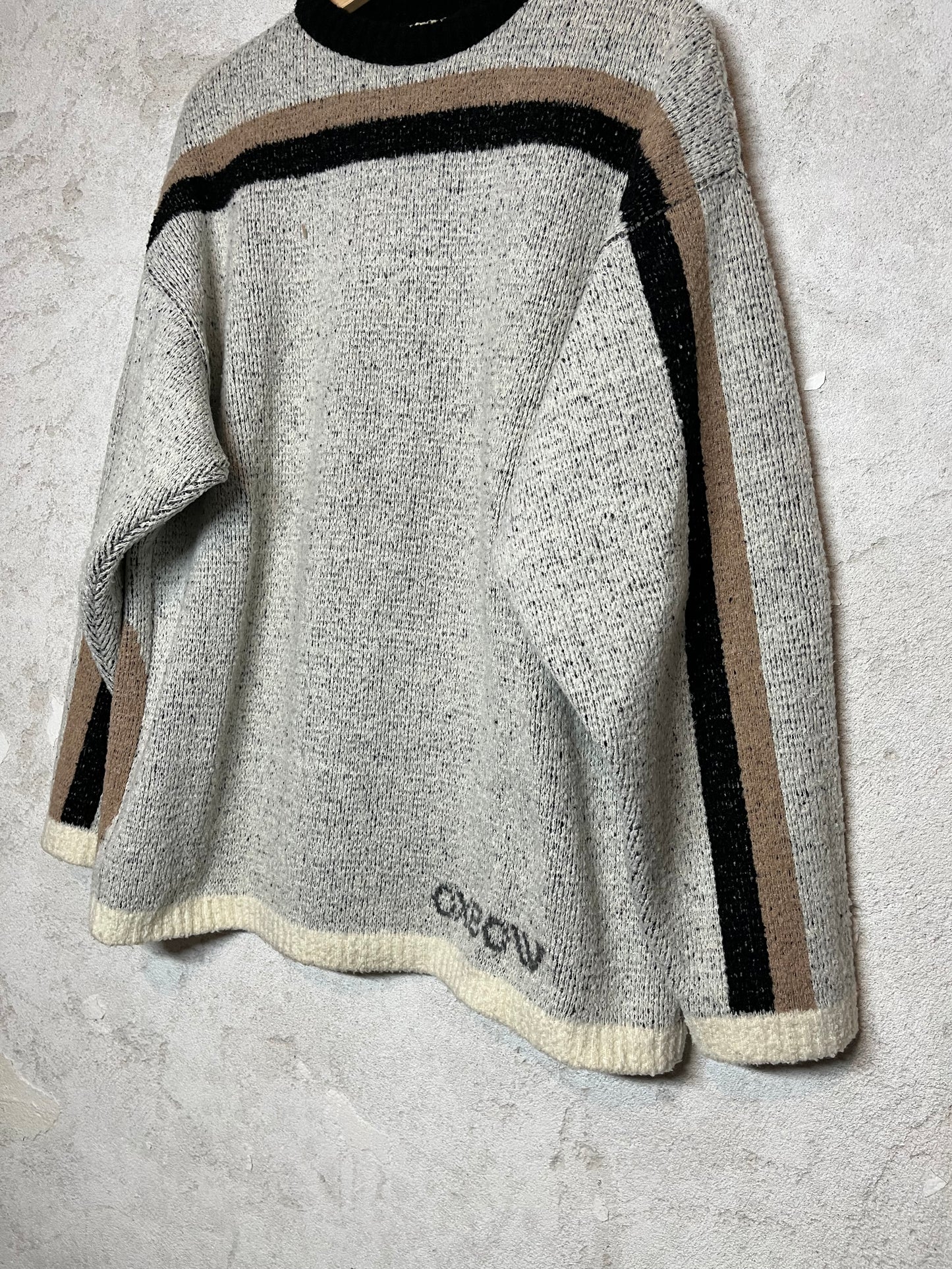 Oxbow heavy knit ski snowboard sweater - L