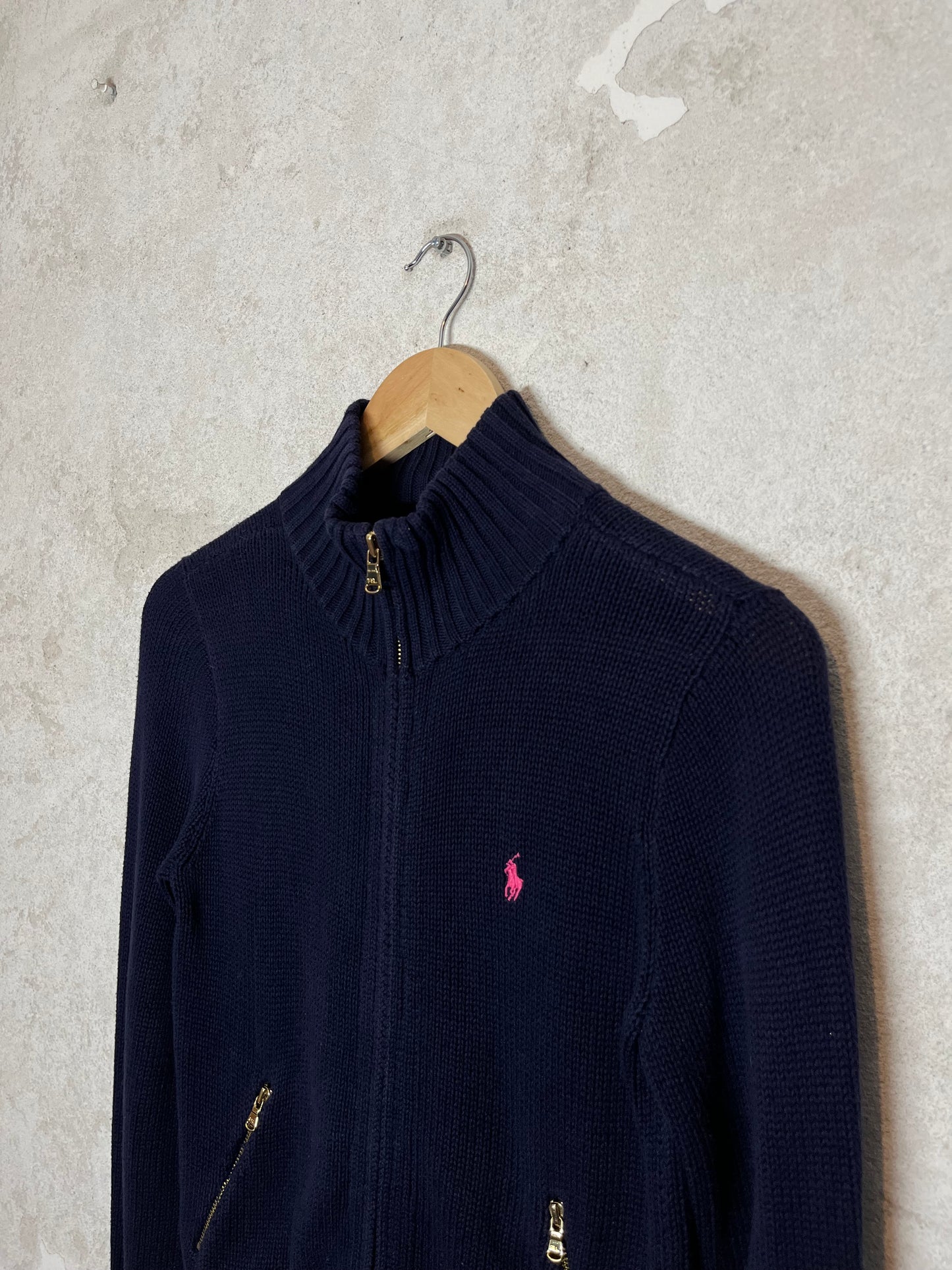 Ralph Lauren knit zip-up sweater vintage - XS/S