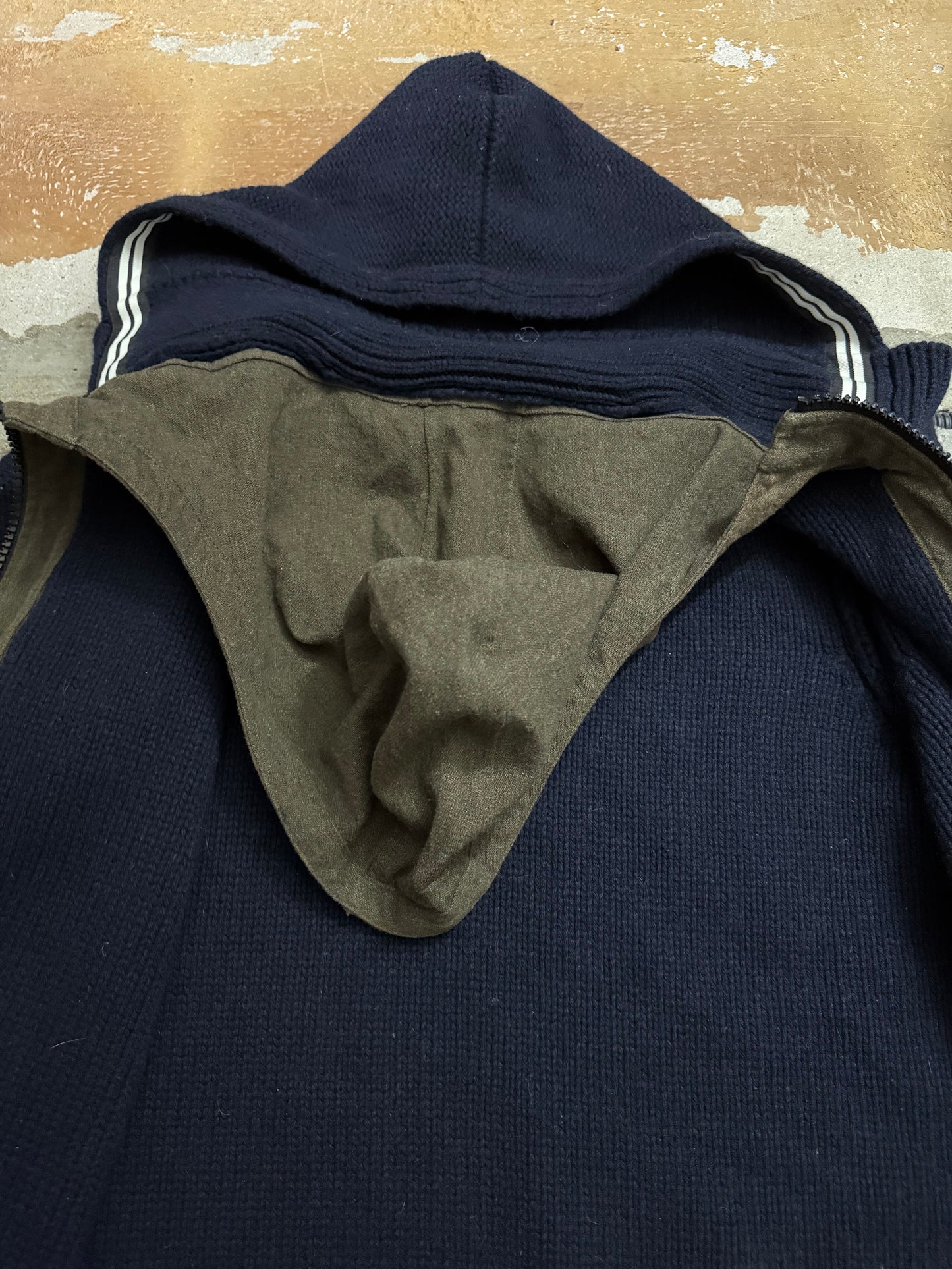 Stone Island vintage heavy knit 100% wool sweater - XL